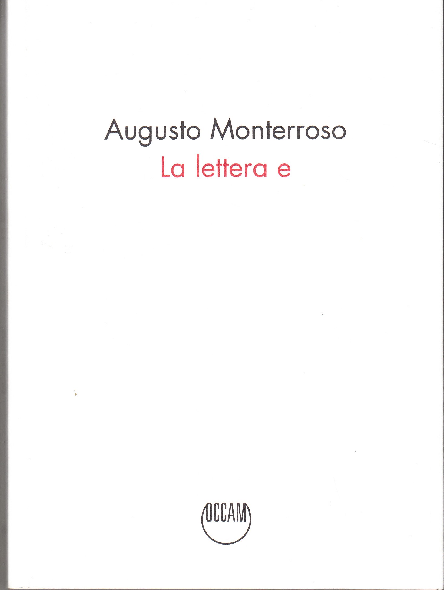 La lettera e. Frammenti di un diario