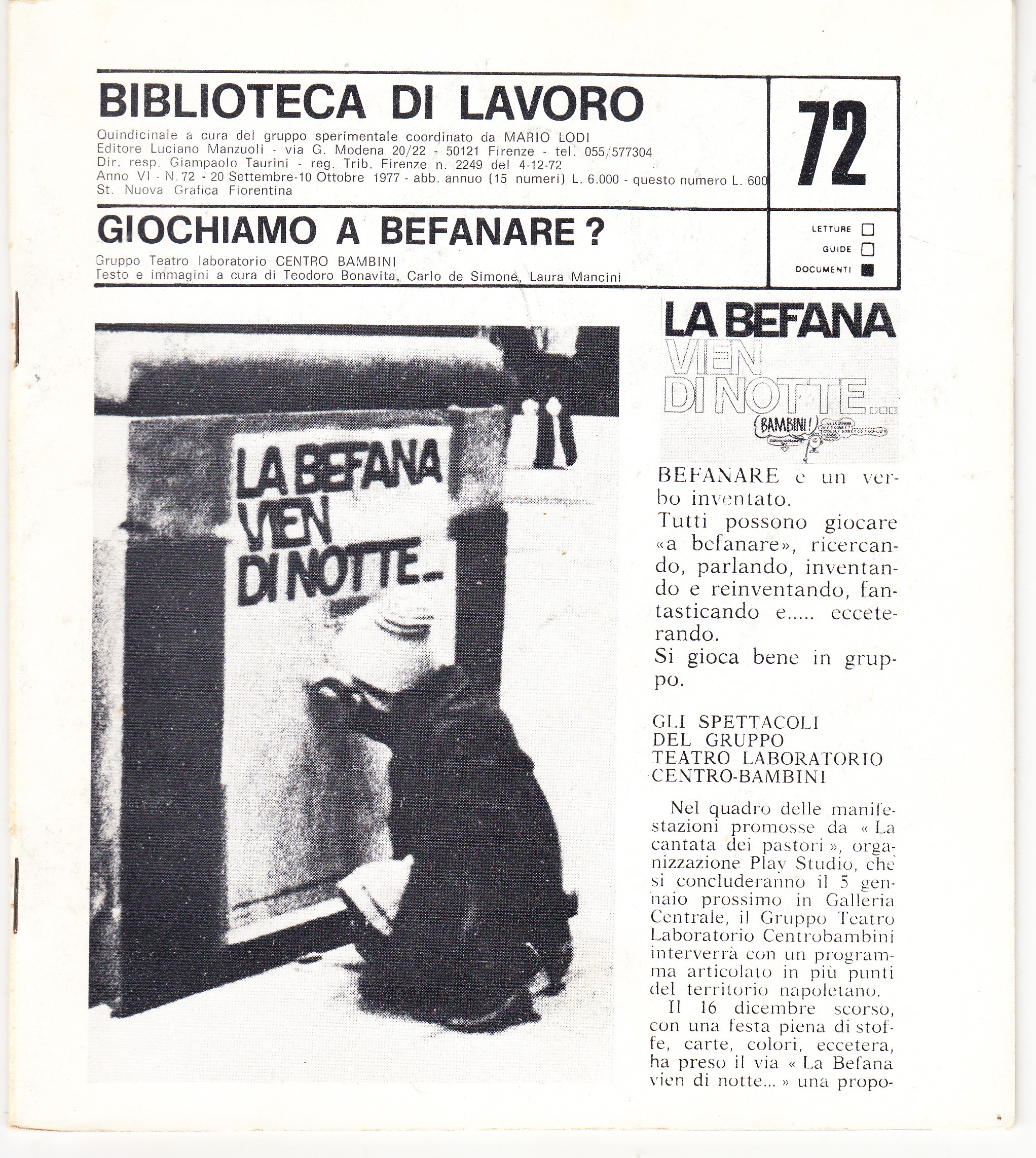 Giochiamo a befanare?