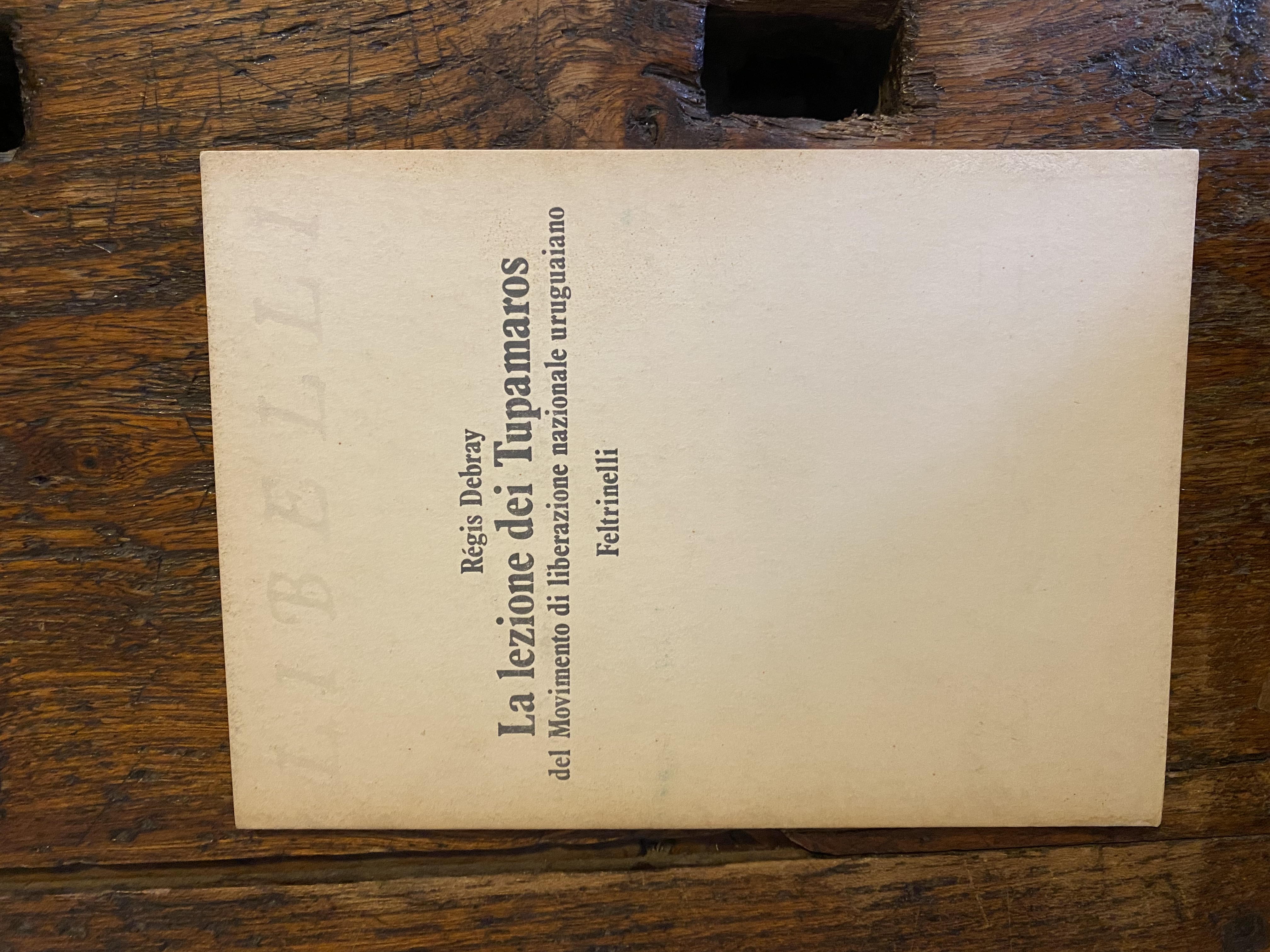 La lezione dei Tupamaros del Movimento di liberazione nazionale uruguaiano