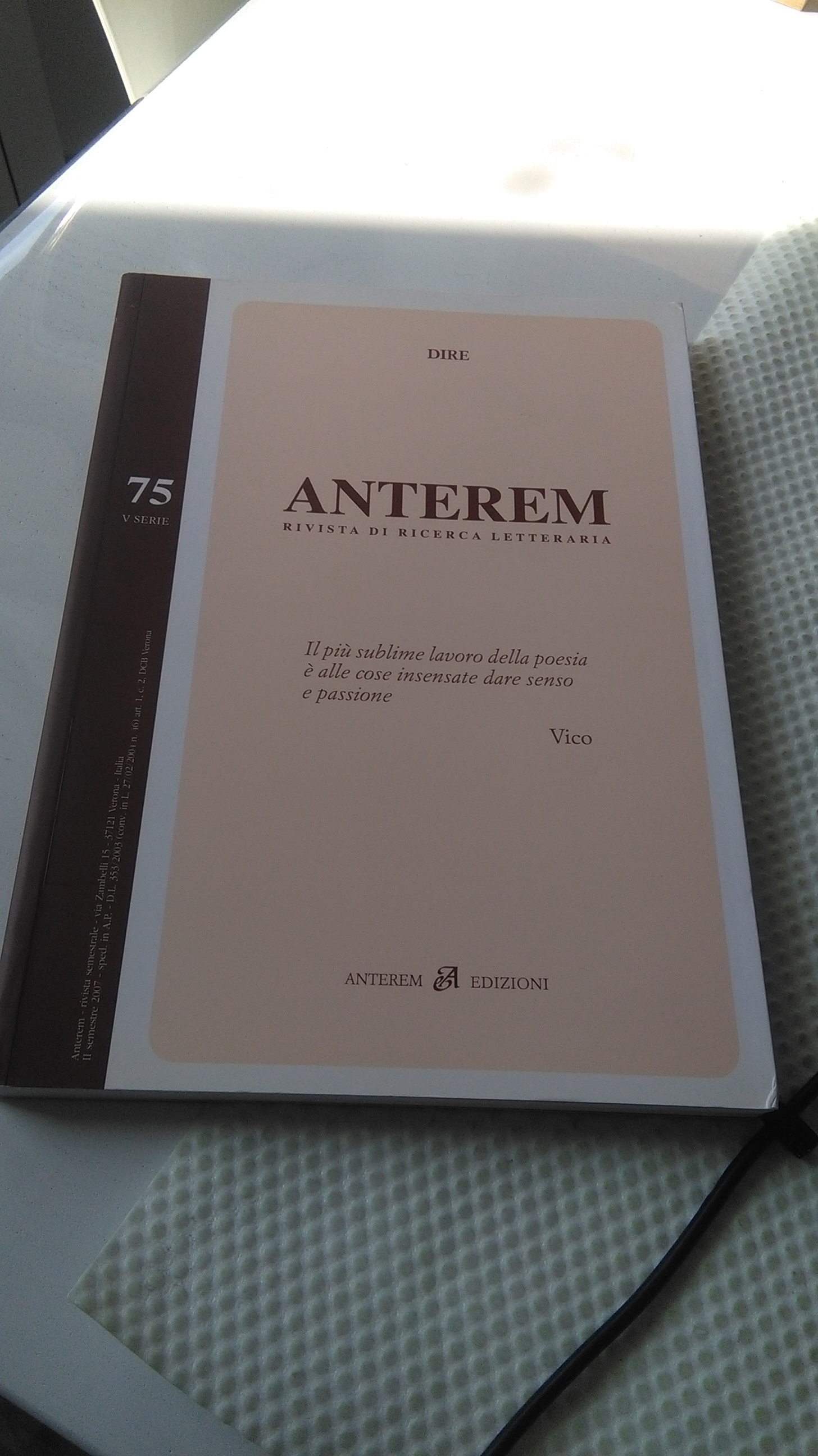 ANTEREM 75. DIRE