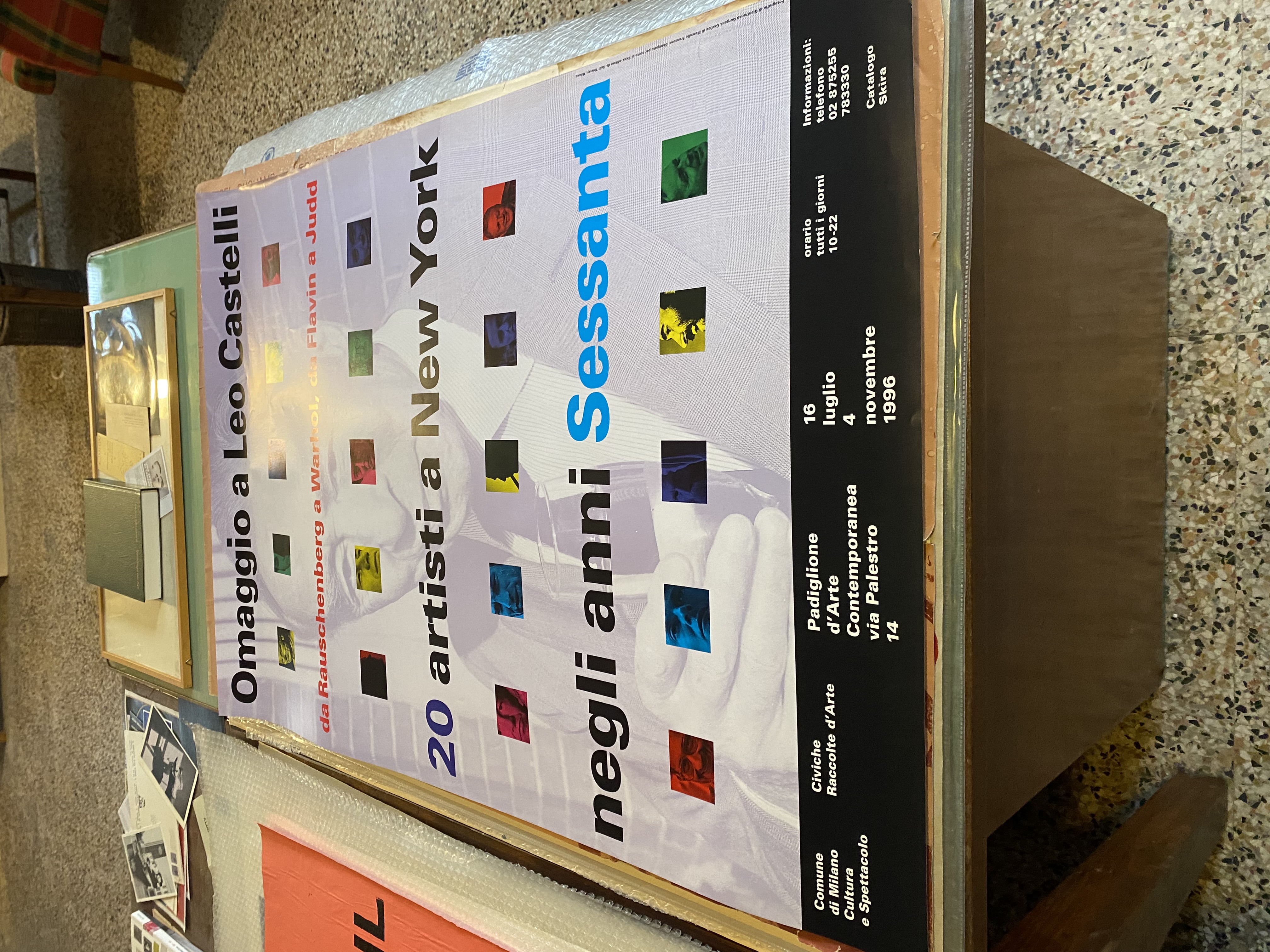 Manifesto / Poster 88 x 68 cm. dell'Esposizione Omaggio a …