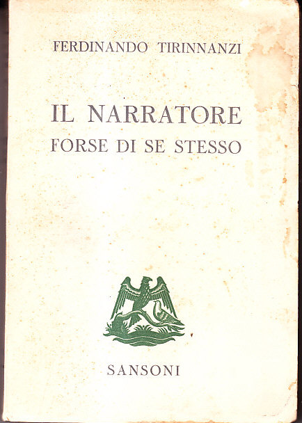 IL NARRATORE- FORSE DI SE STESSO