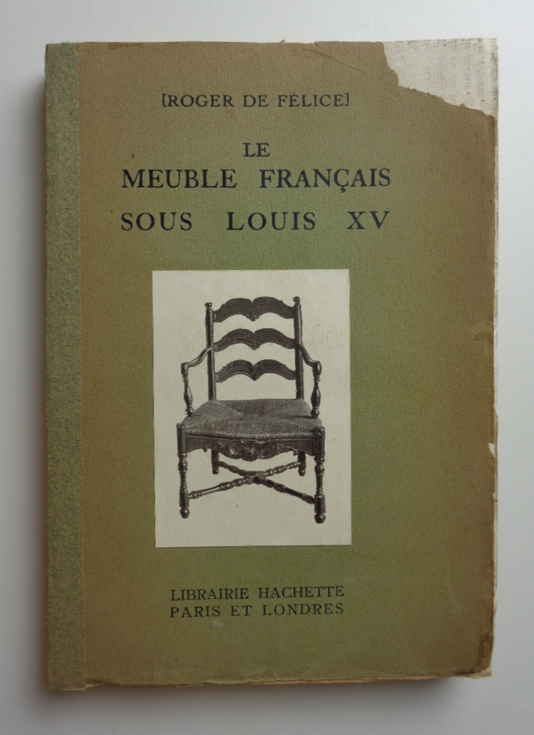 LE MEUBLE FRANÇAIS SOUS LOUIS XV.