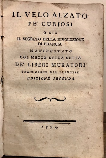 Il velo alzato pe’ curiosi o sia il segreto della …