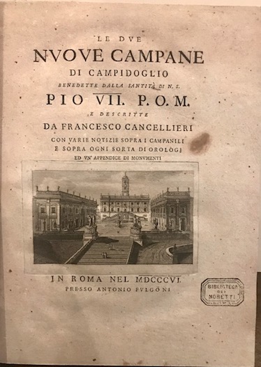 Le due nuove campane del Campidoglio benedette dalla santità di …