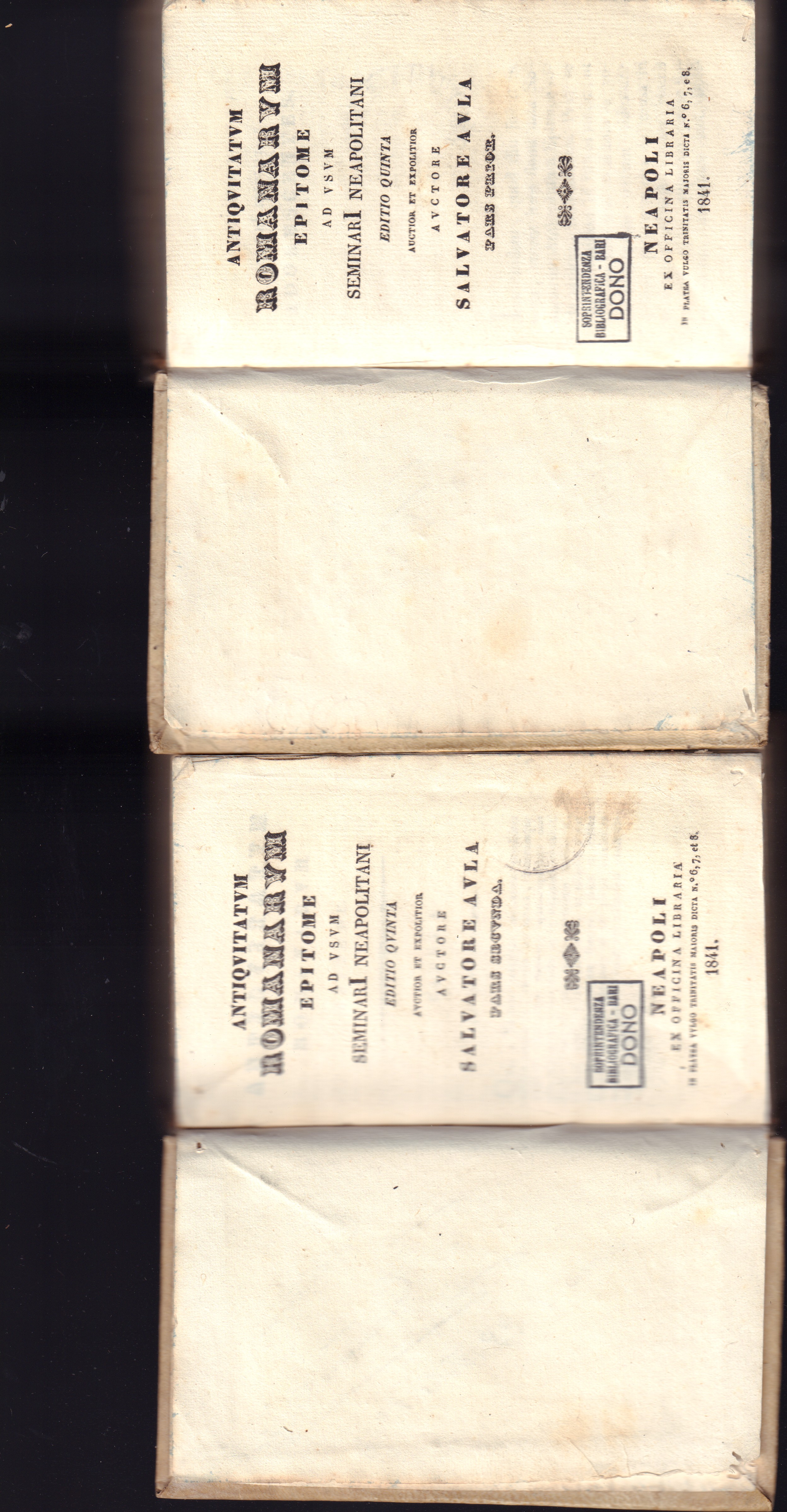 Antiquitatum Romanarum-Epitome ad usum Seminari Neapolitani