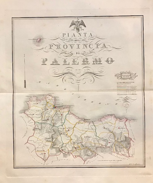 Pianta della Provincia di Palermo