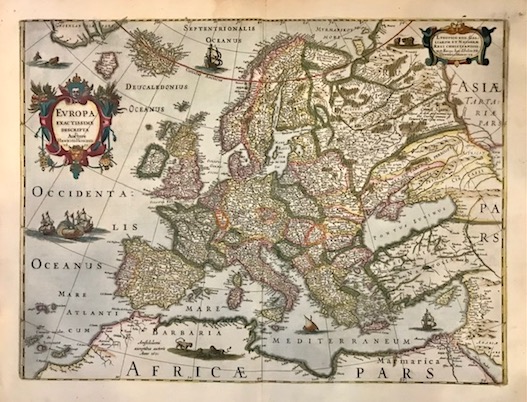 Europa exactissime descripta Auctore Henrico Hondio 1631