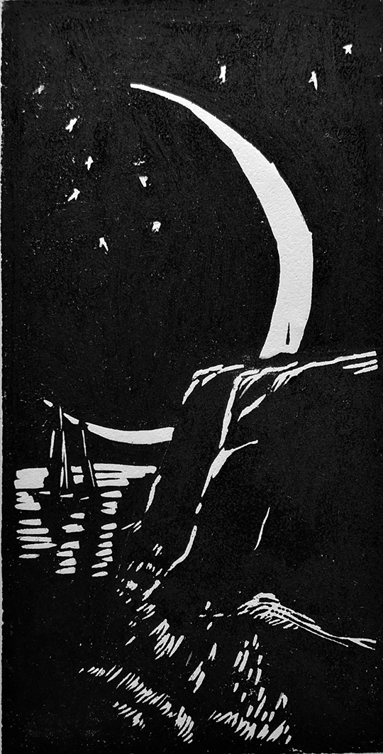 La luna.