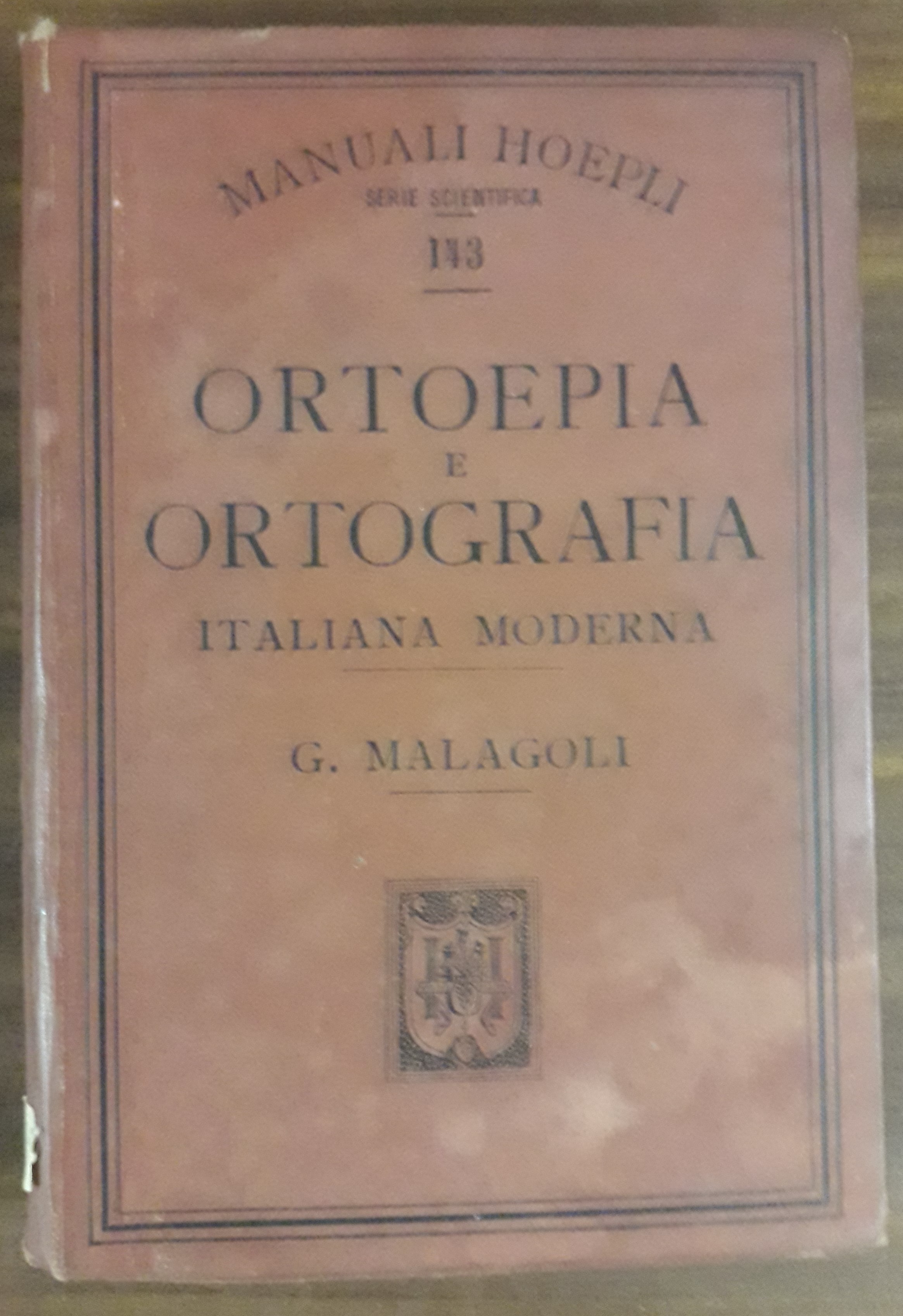 Ortoepia e ortografia italiana moderna