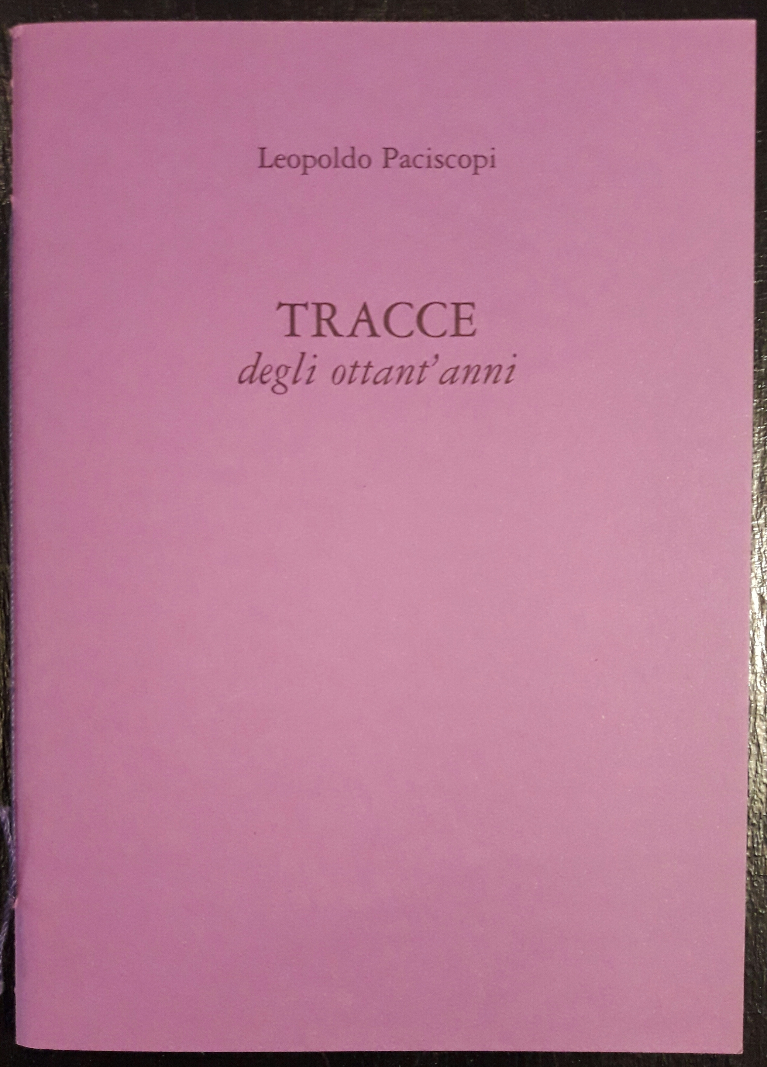 Tracce degli ottant'anni