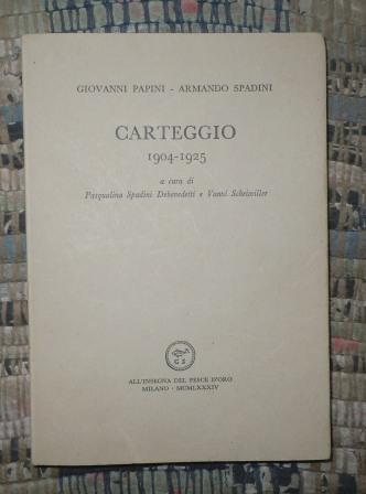 CARTEGGIO 1904 - 1925