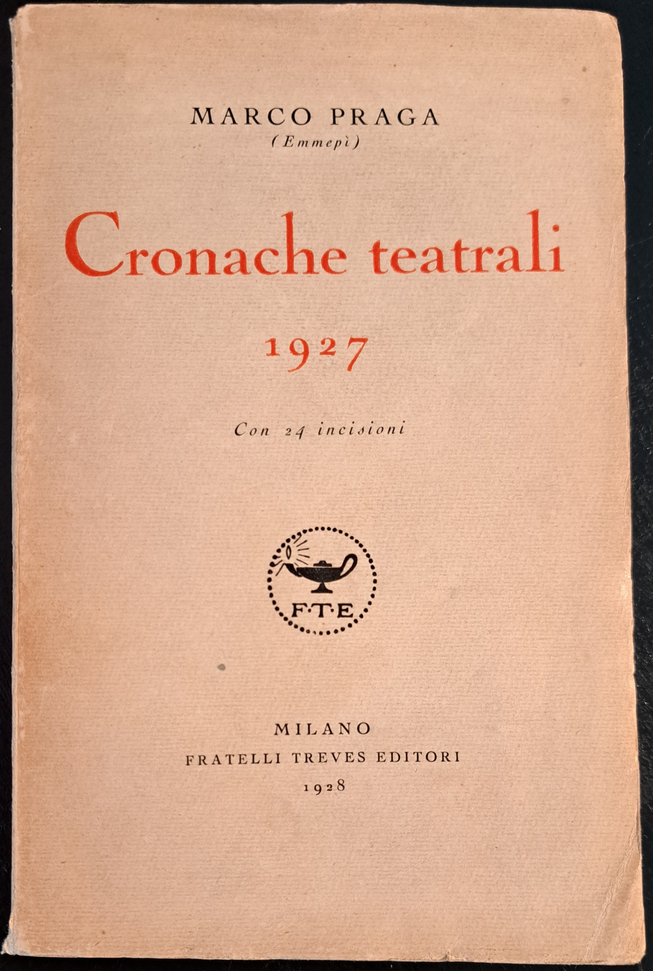 Cronache teatrali 1927