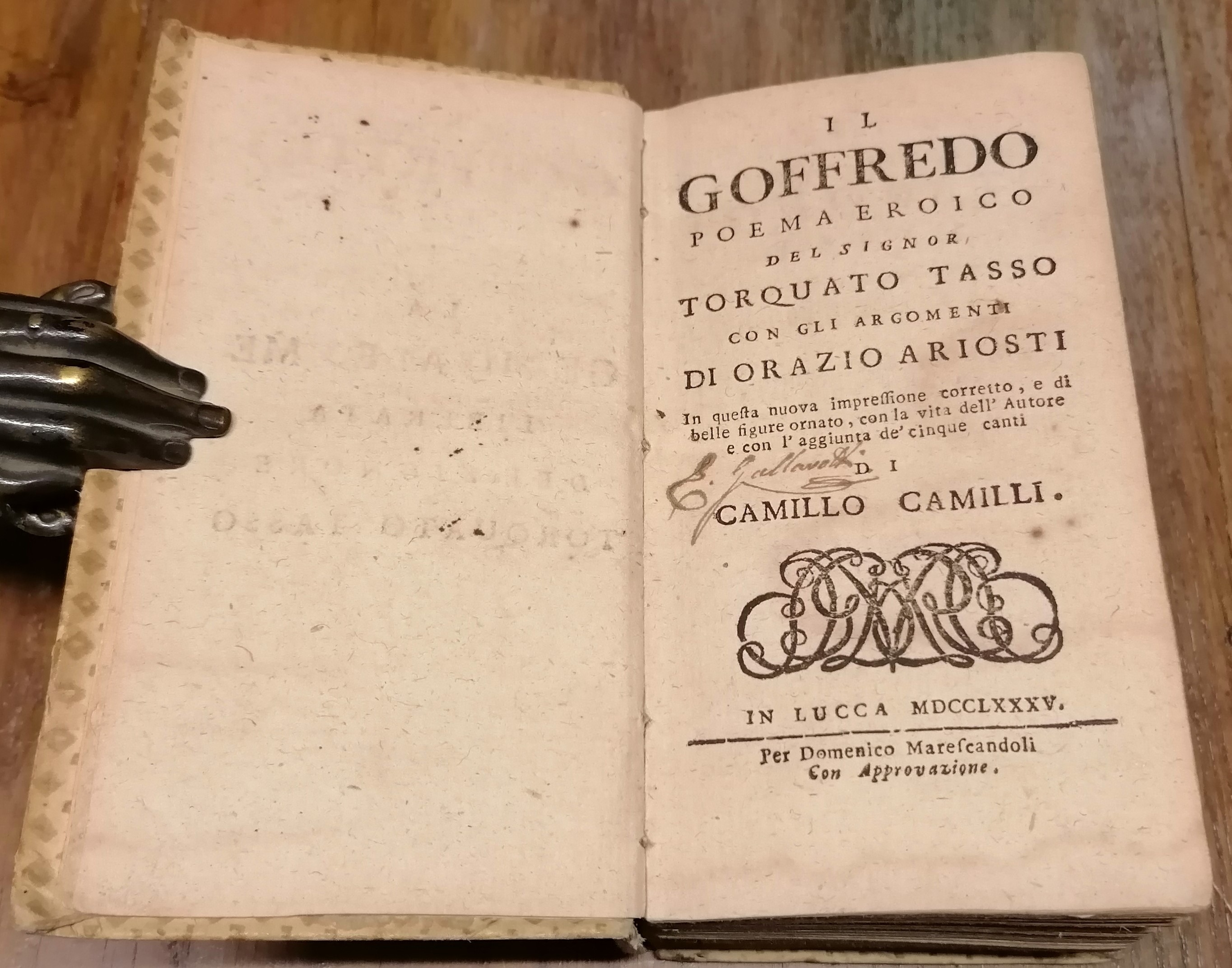 "Il Goffredo. Poema eroico del Signor Torquato Tasso con gli …