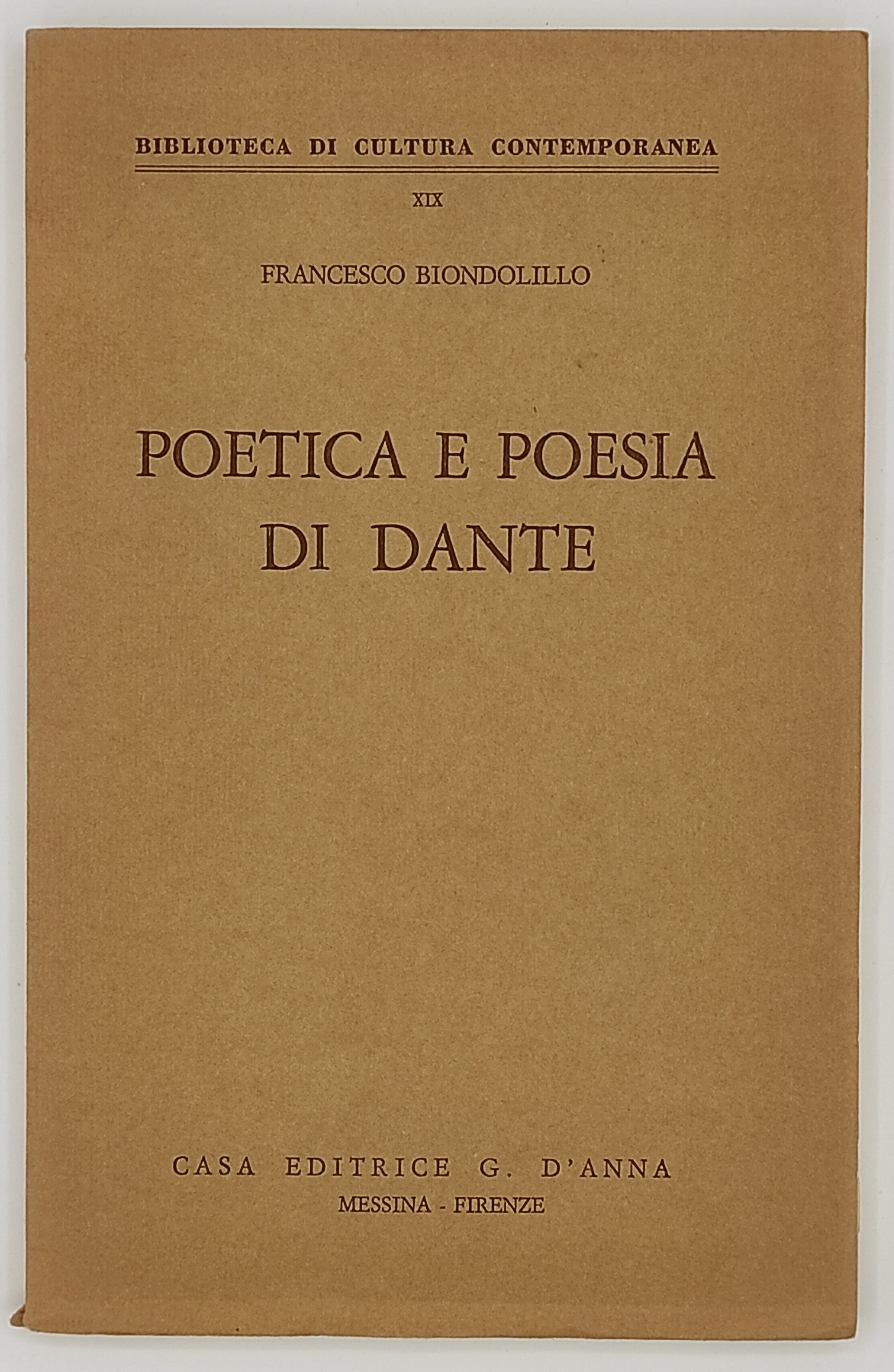 Poetica e poesia di Dante