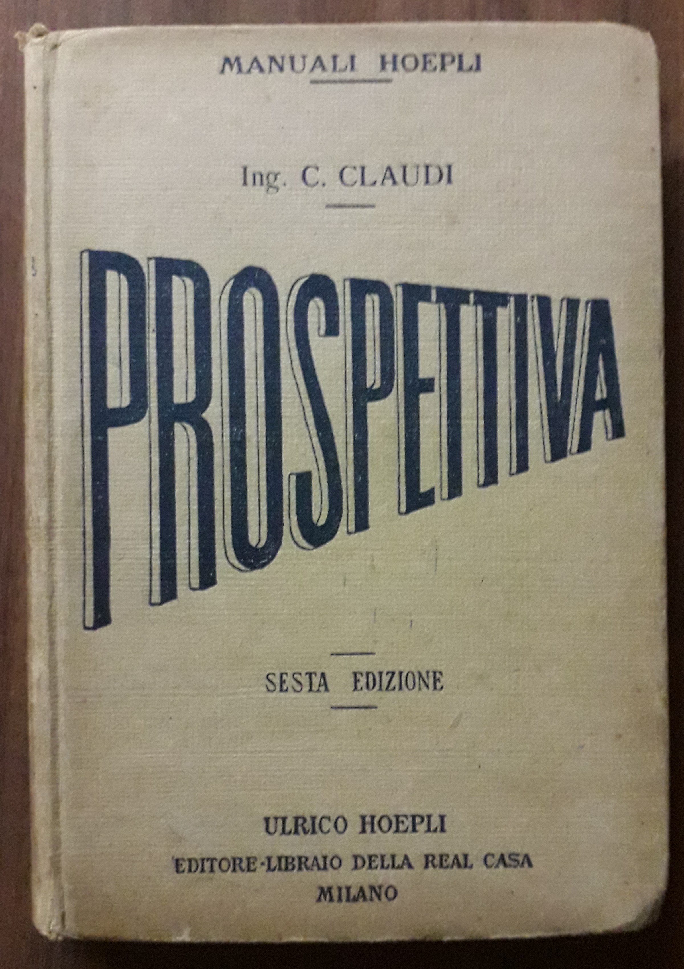 Manuale di Prospettiva dell'ingegnere Claudio Claudi