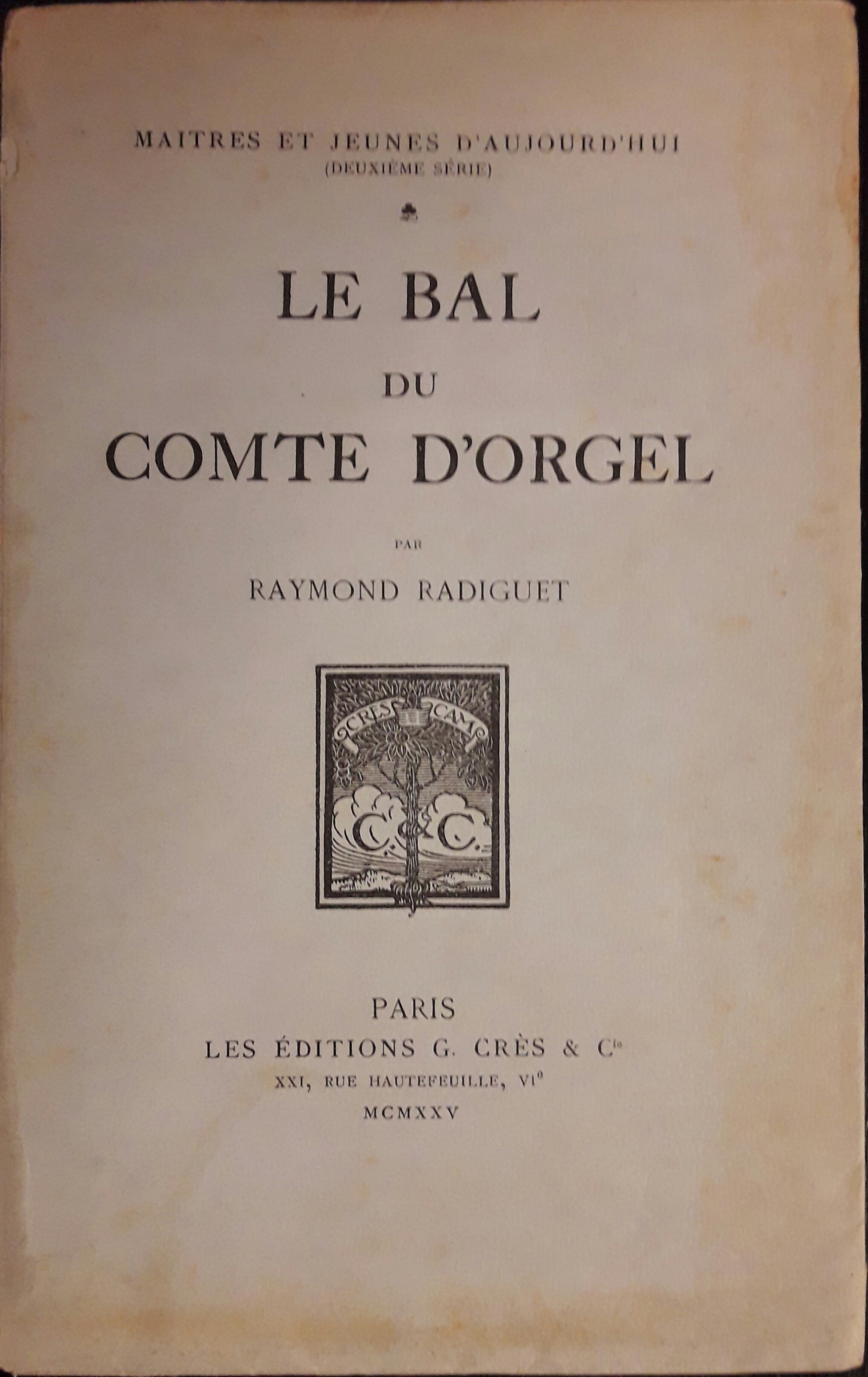 Le bal du Comte d'Orgel