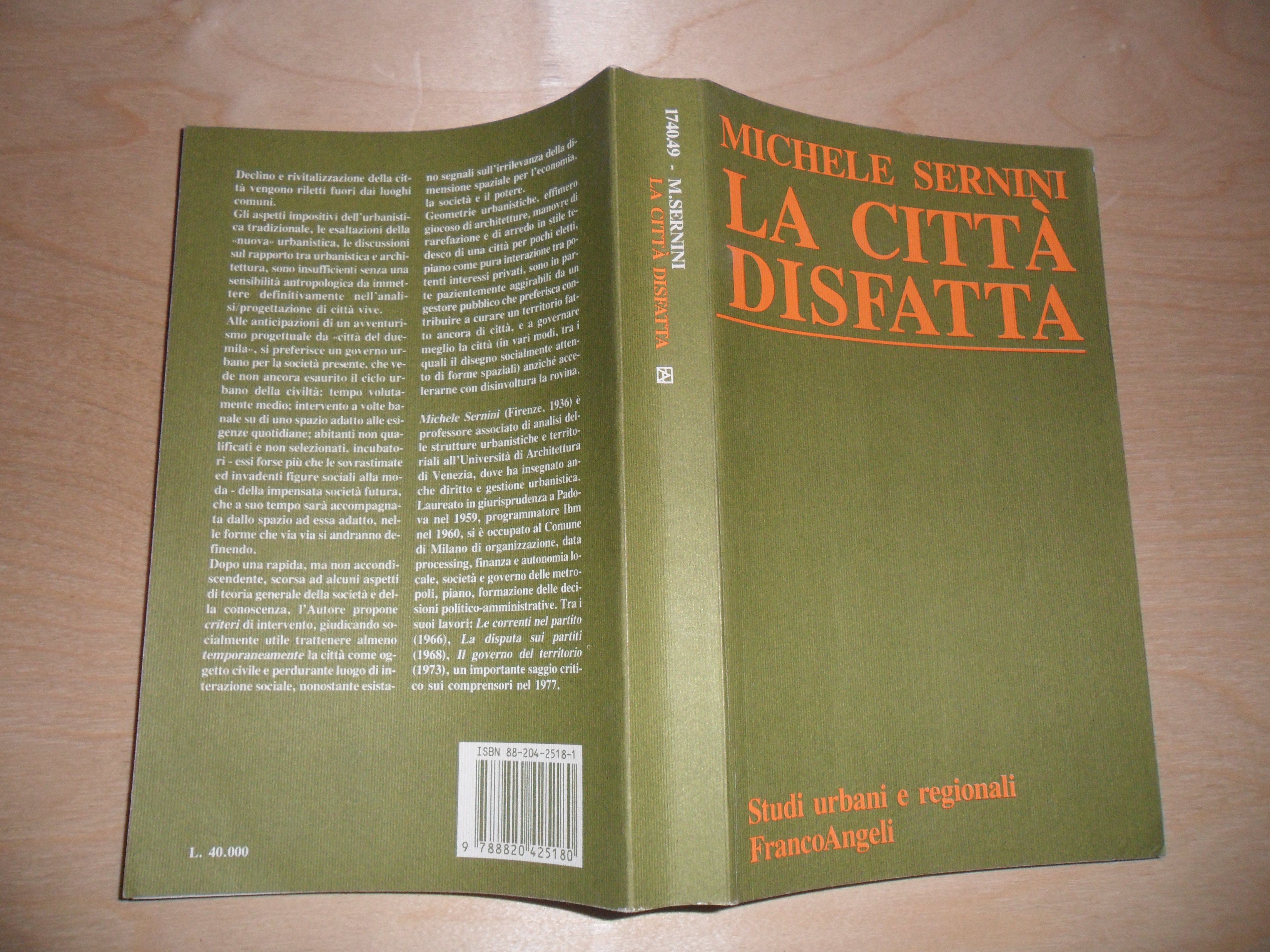 la città disfatta. studi urbano e regionali