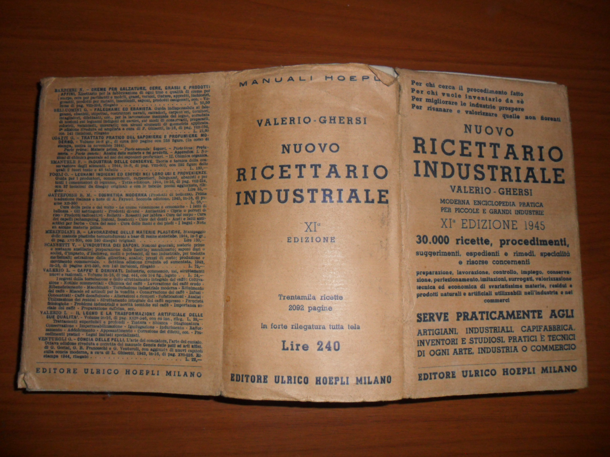 Nuovo ricettario industriale. XI edizione. 30000 ricette, procedimenti, espedienti e …