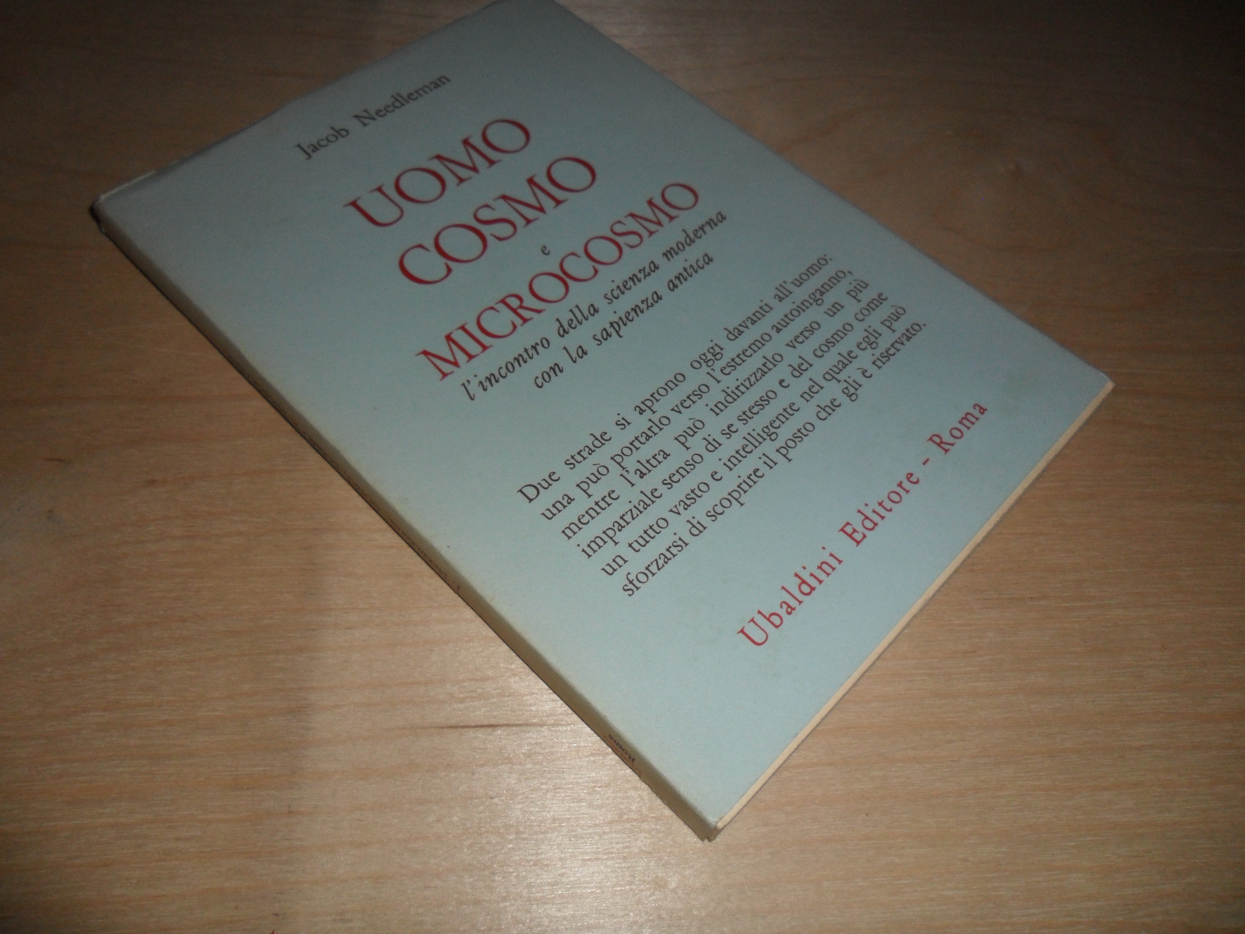 uomo cosmo e microcosmo. scienza moderna e sapienza antica