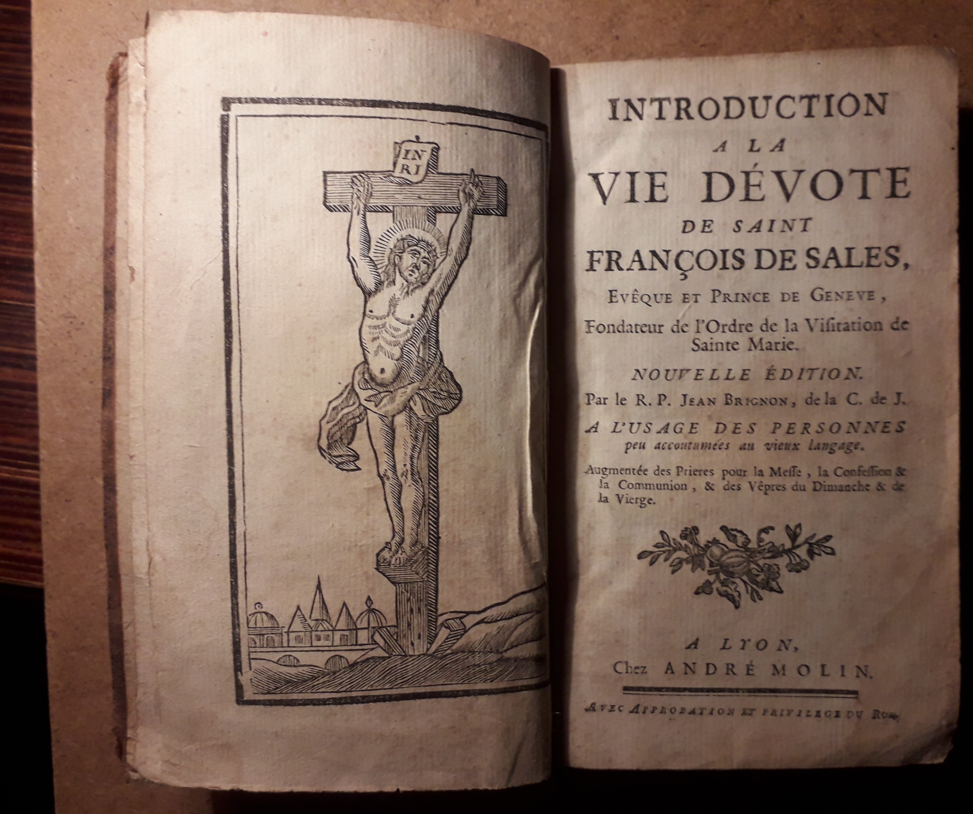 Introduction a la Vie Dévote de Saint François de Sales …