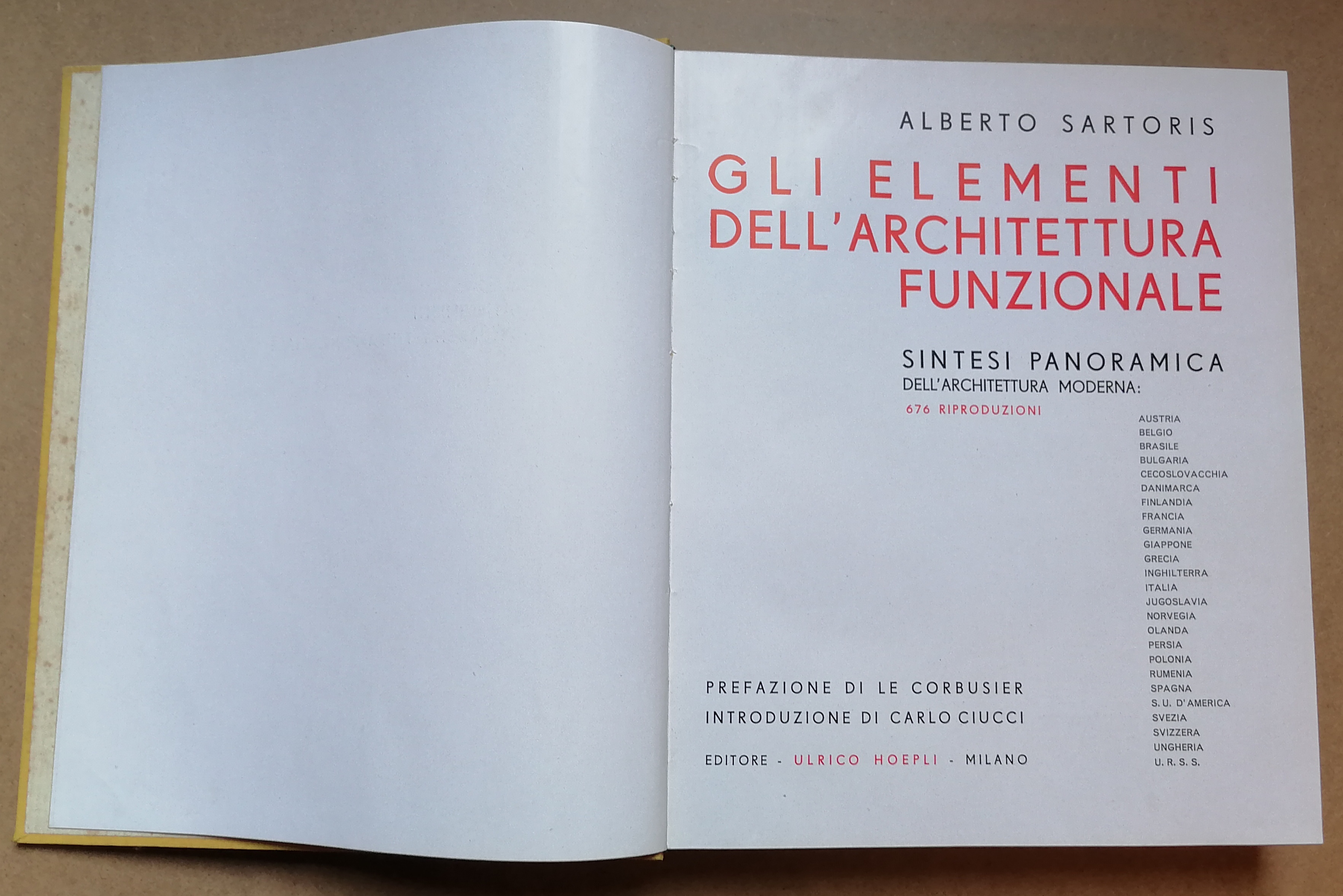 Gli elementi dell'architettura funzionale. Sintesi panoramica dell'architettura moderna : 676 …