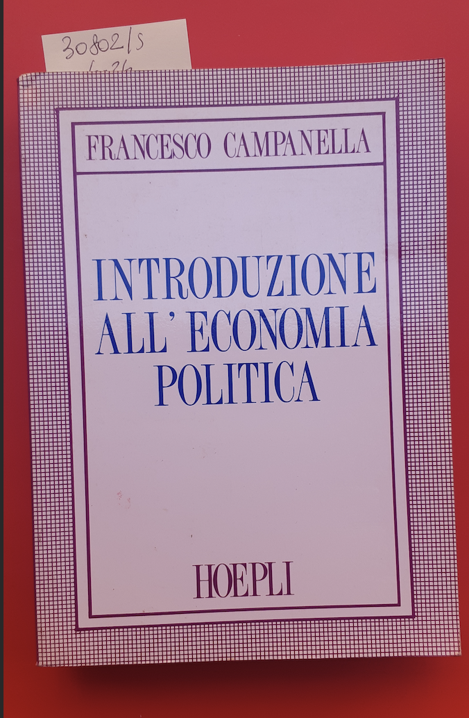 Introduzione all'economia politica
