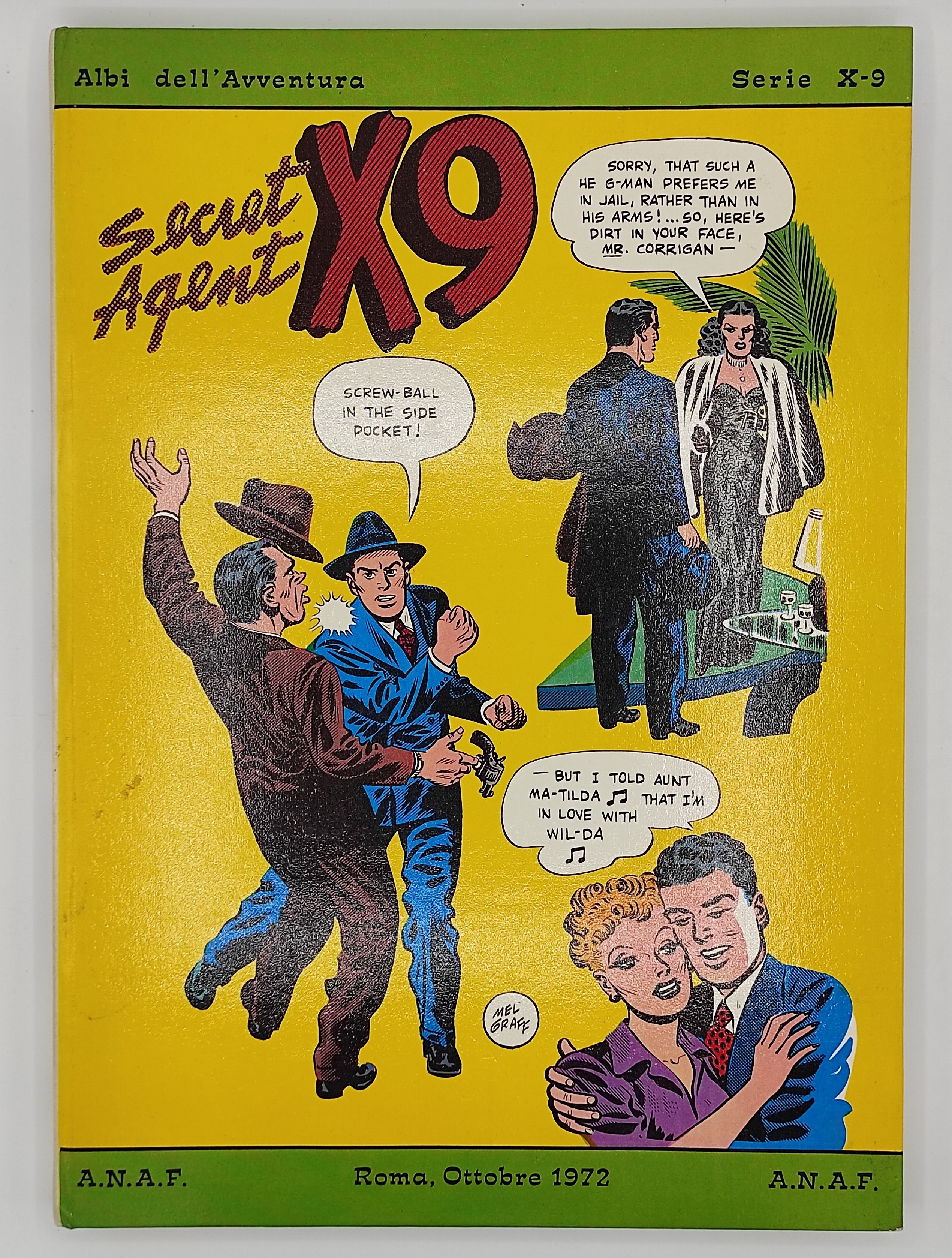 Albi dell'avventura. Serie X-9. Secret Agent X-9 (Ottobre 1972)