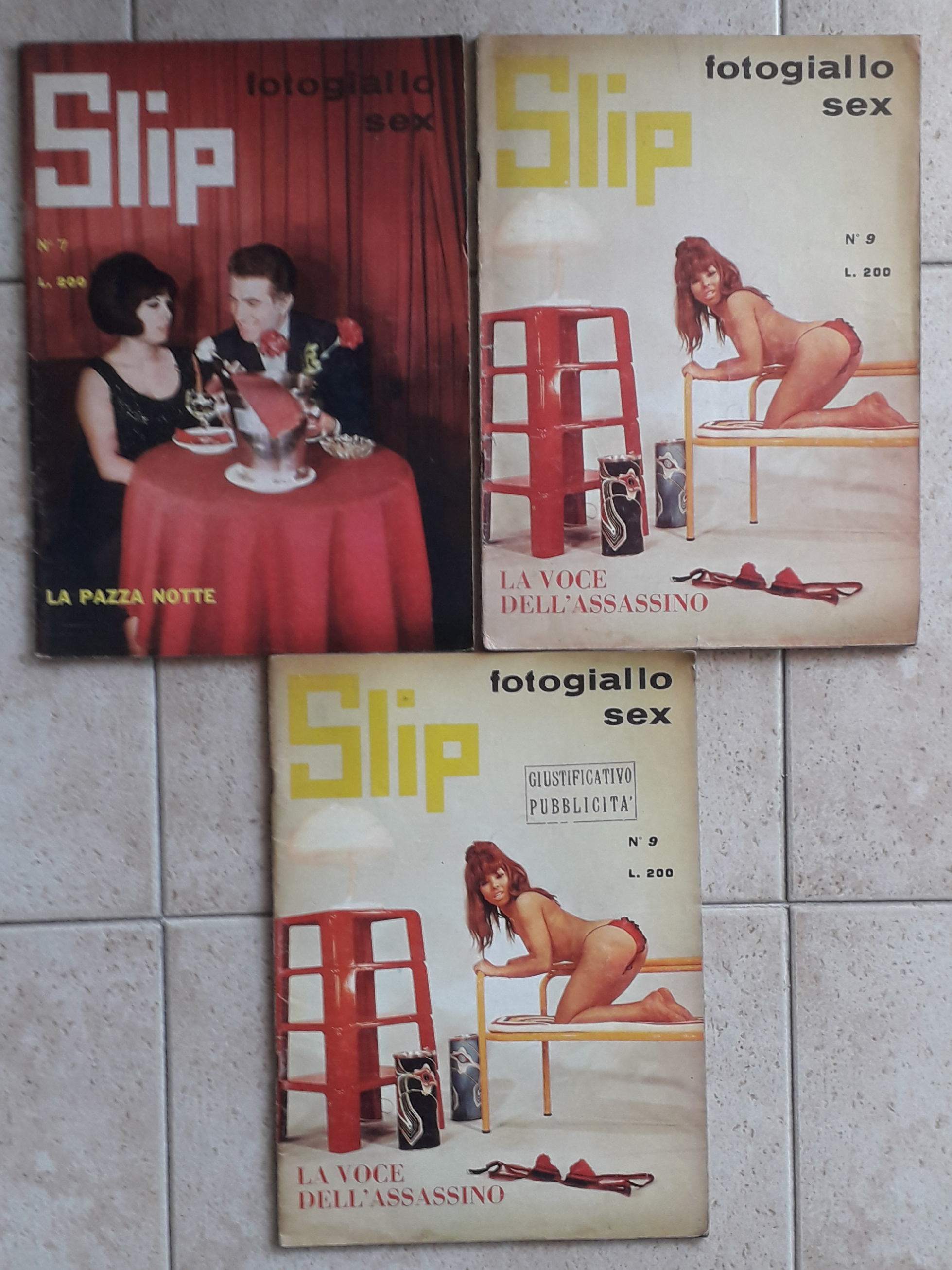 Slip - Fotogiallo sex - nn. 7 e 9