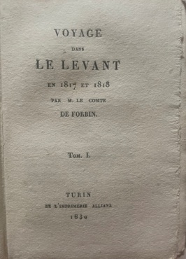 VOYAGE dans le LEVANT en 1817 et 1818 par M. …