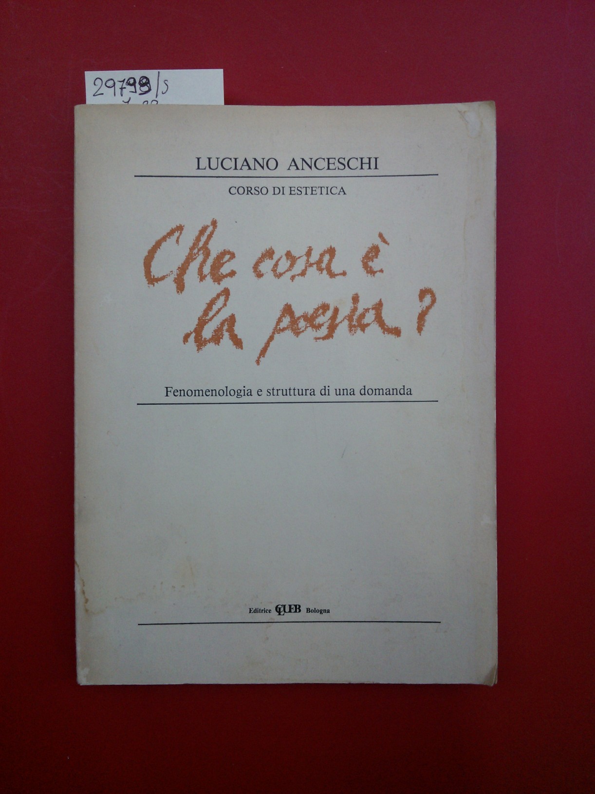 Che cosa è la poesia? fenomenologia e struttura di una …