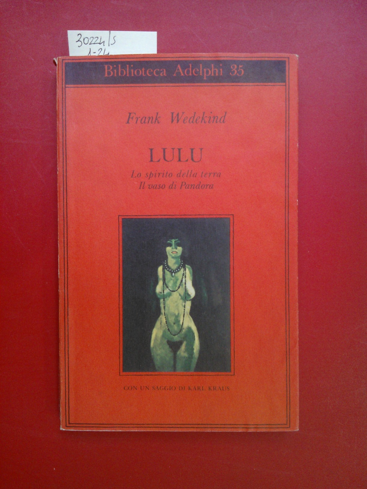Lulu Lo spirito della terra Il vaso di Pandora