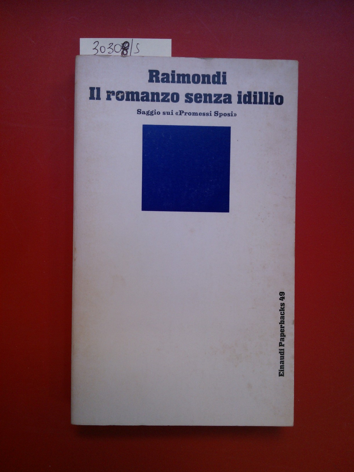Il romanzo senza idillio. Saggio sui Promessi Sposi