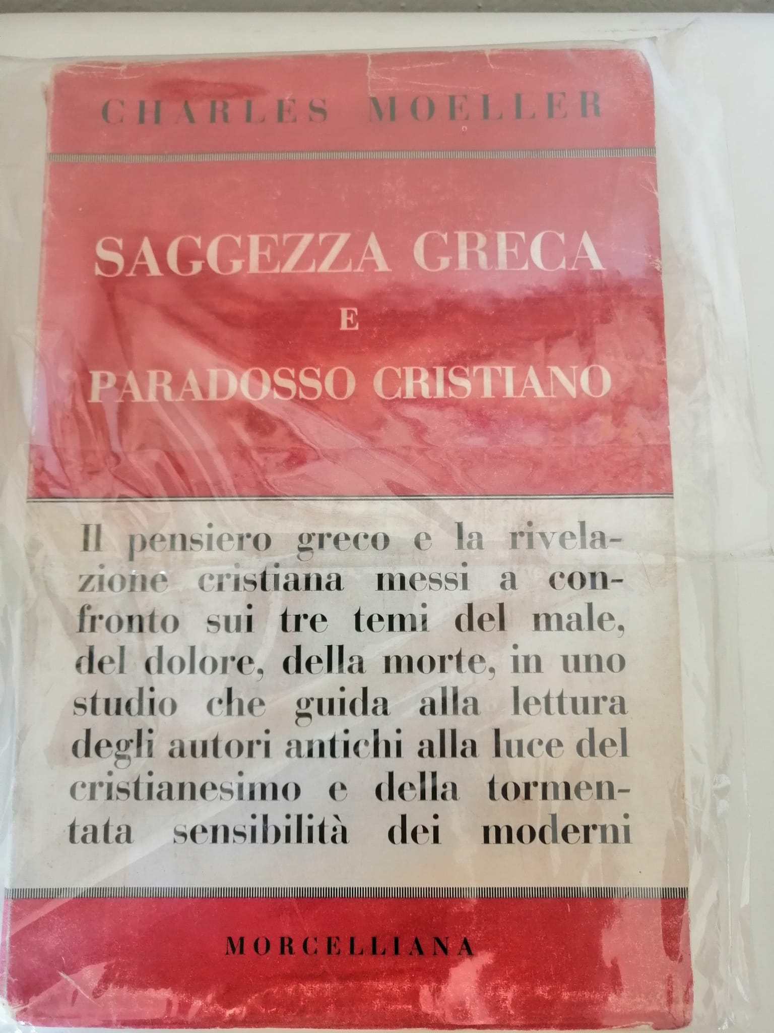 SAGGEZZA GRECA E PARADOSSO CRISTIANO