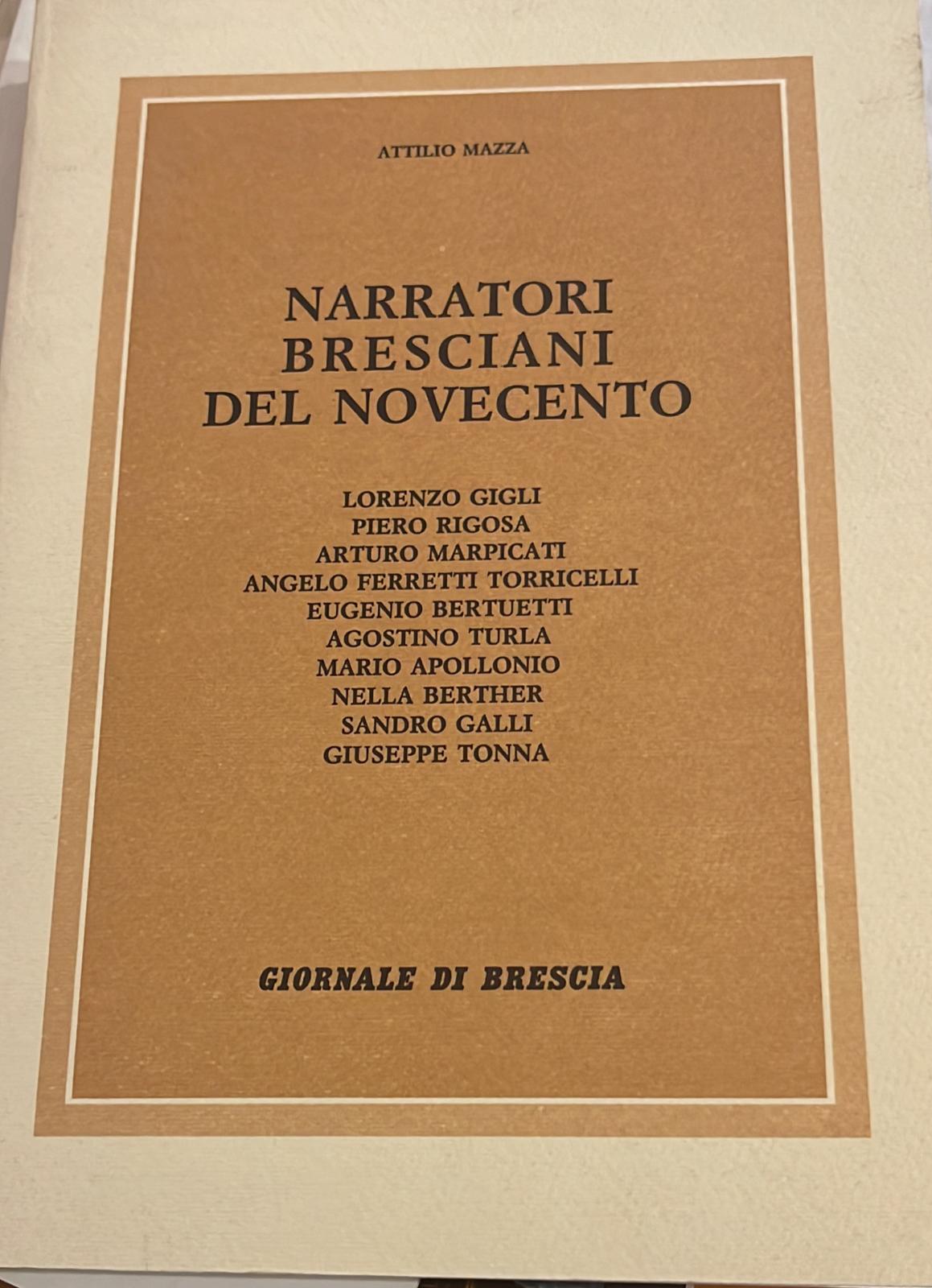 Narratori bresciani del novecento