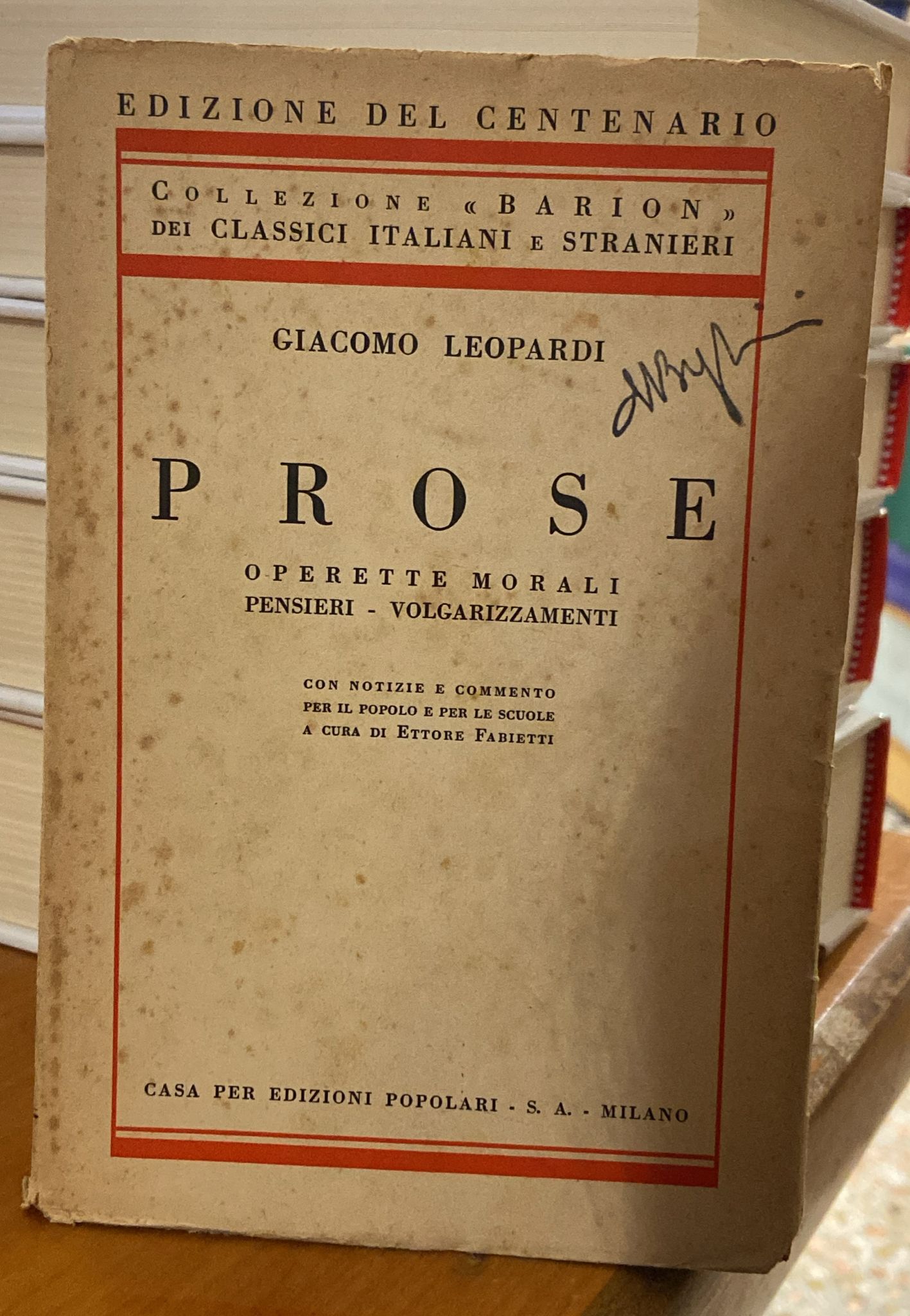 Leopardi- Prose