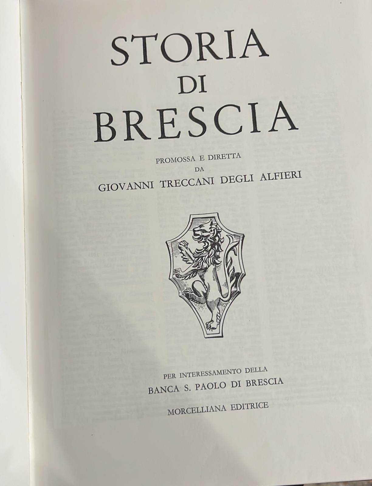 Storia di Brescia dal I al V volume
