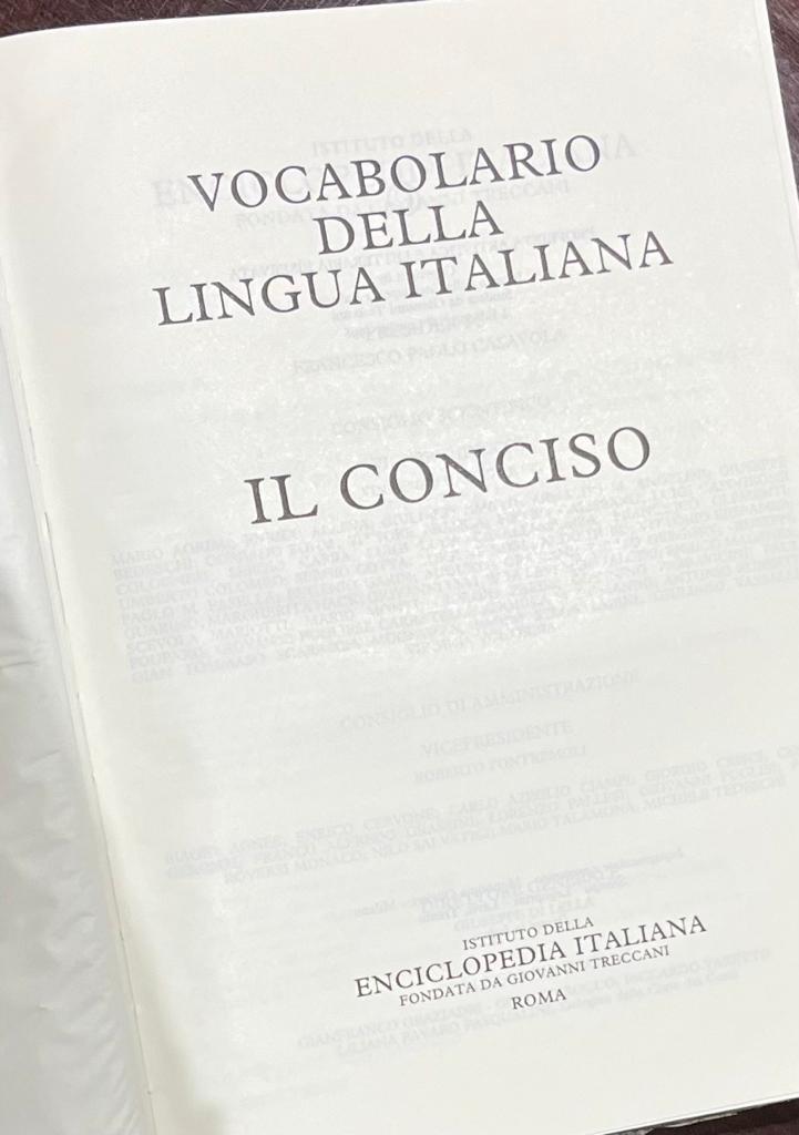 Vocabolario della lingua Italiana