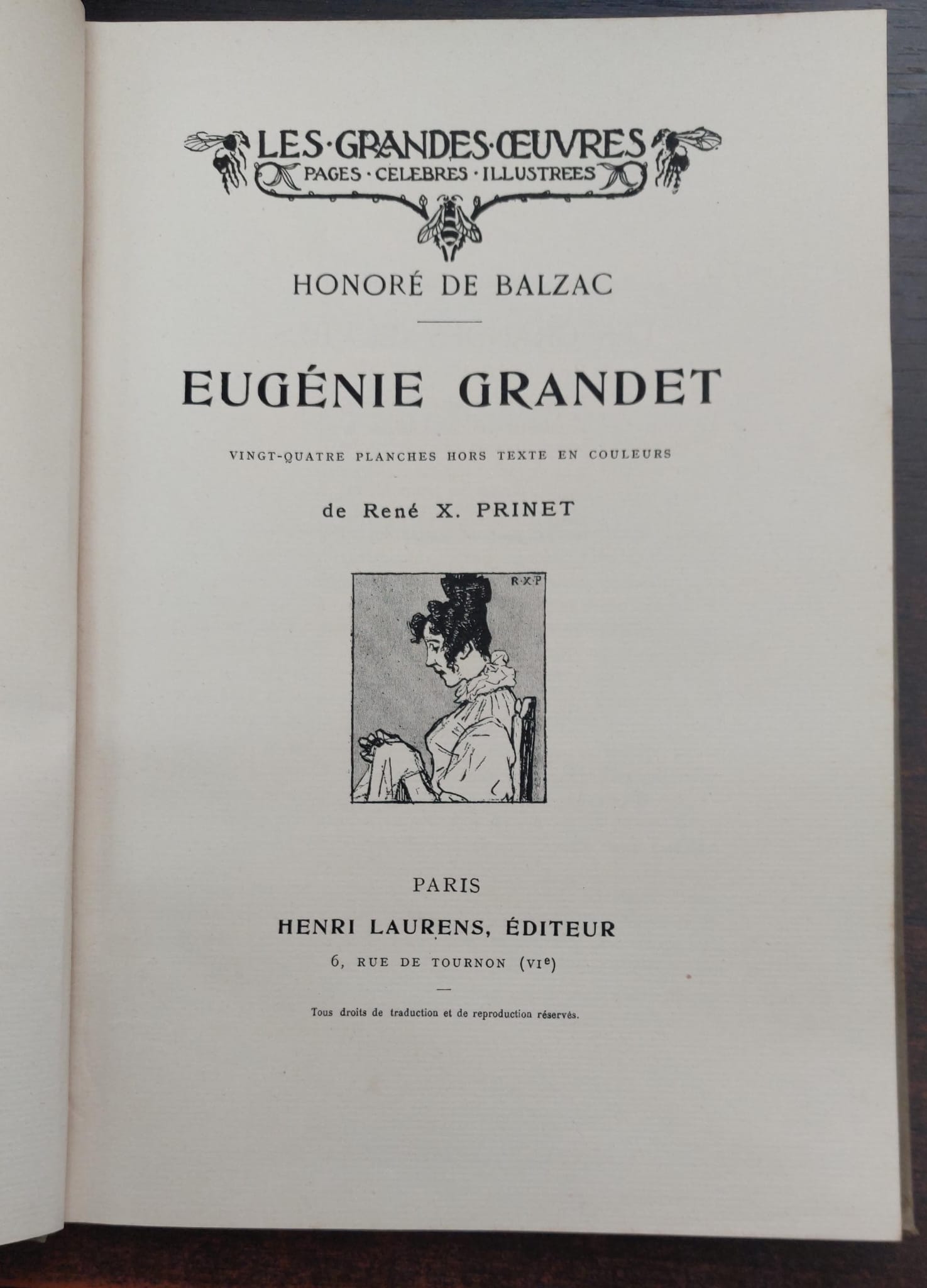 Eugénie Grandet di H. De Balzac. Les Grandes Oeuvres