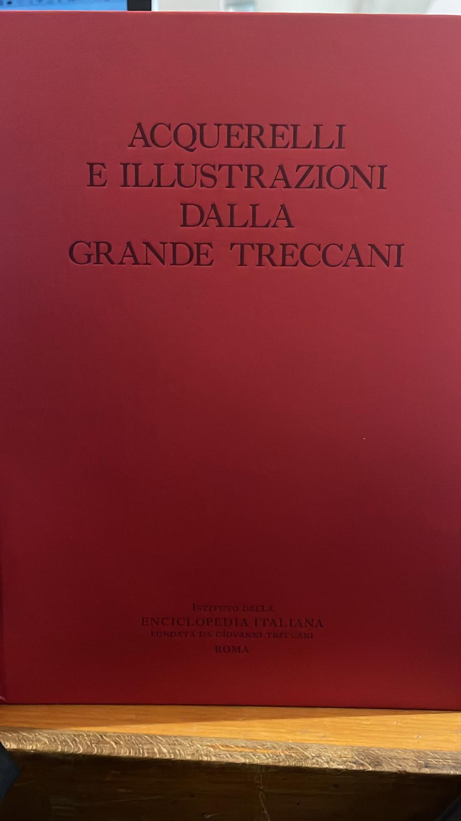 Acquerelli e illustrazioni della grande Treccani.