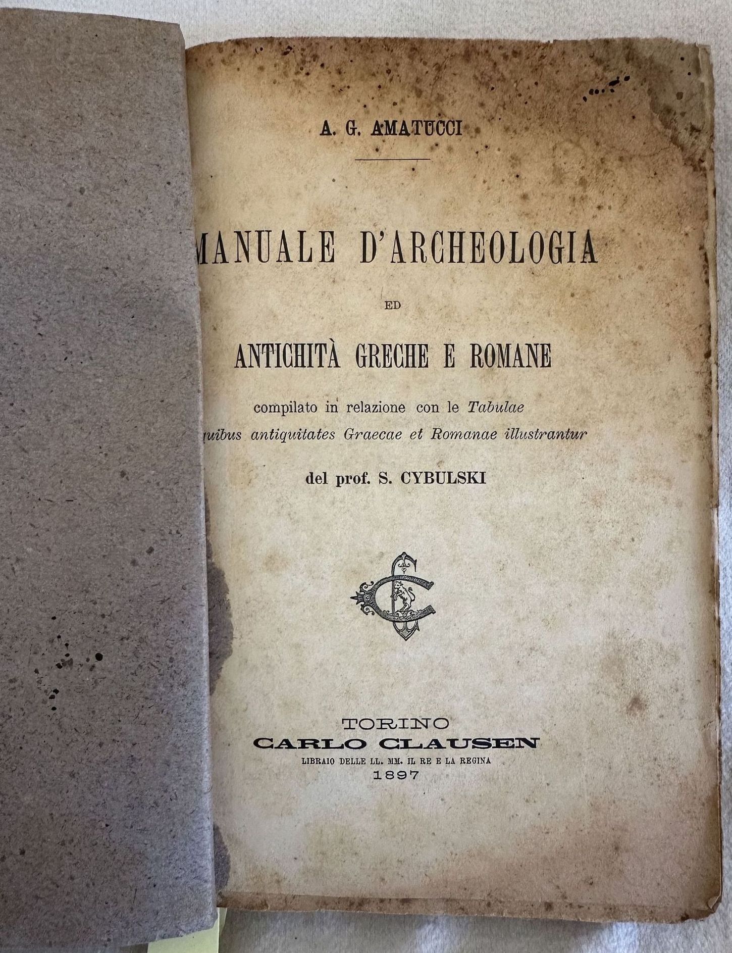 MANUALE D'ARCHEOLOGIA ED ANTICHITA GRECHE E ROMANE COMPILATO IN RELAZIONE …
