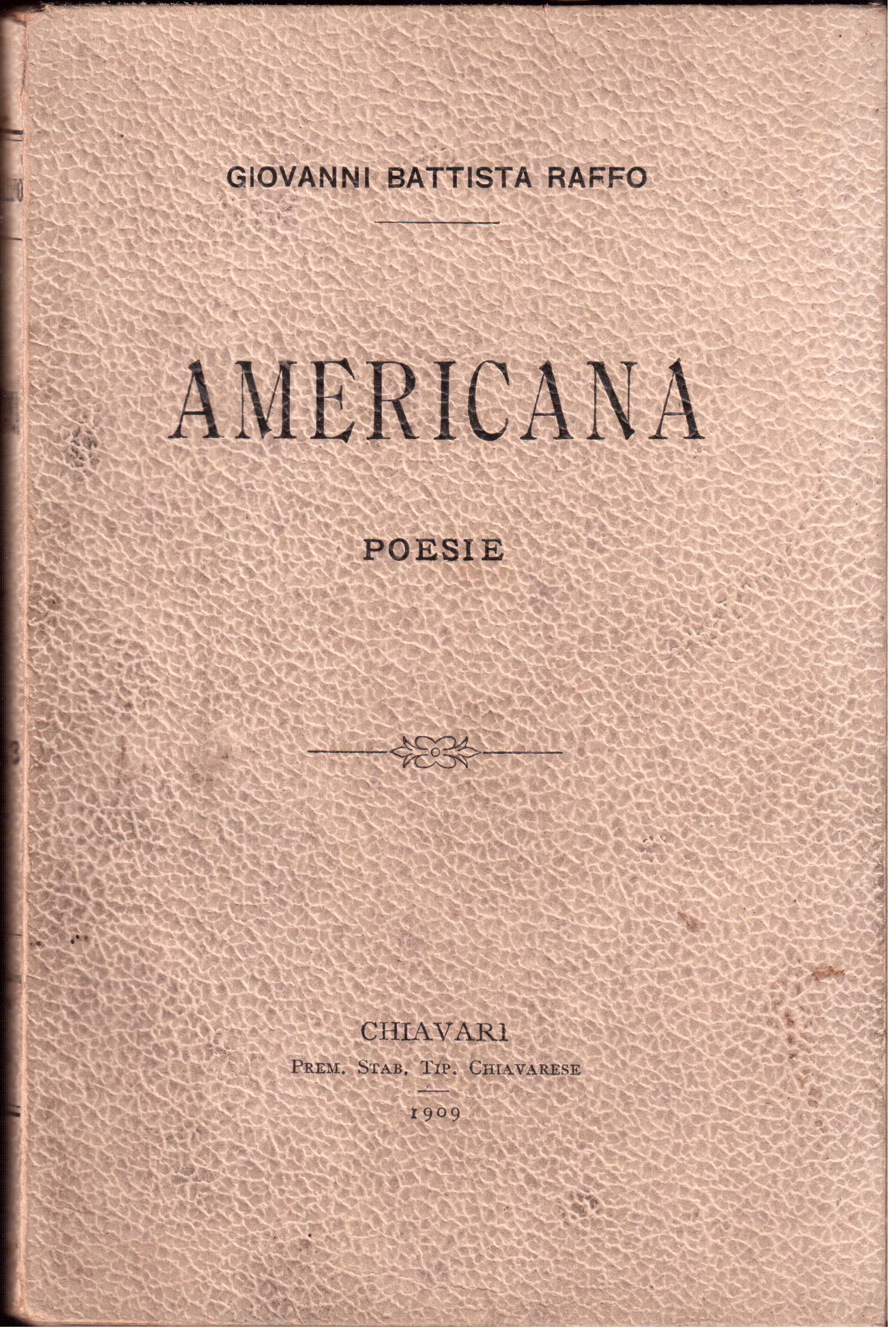 Americana Poeti del Nuovo Mondo