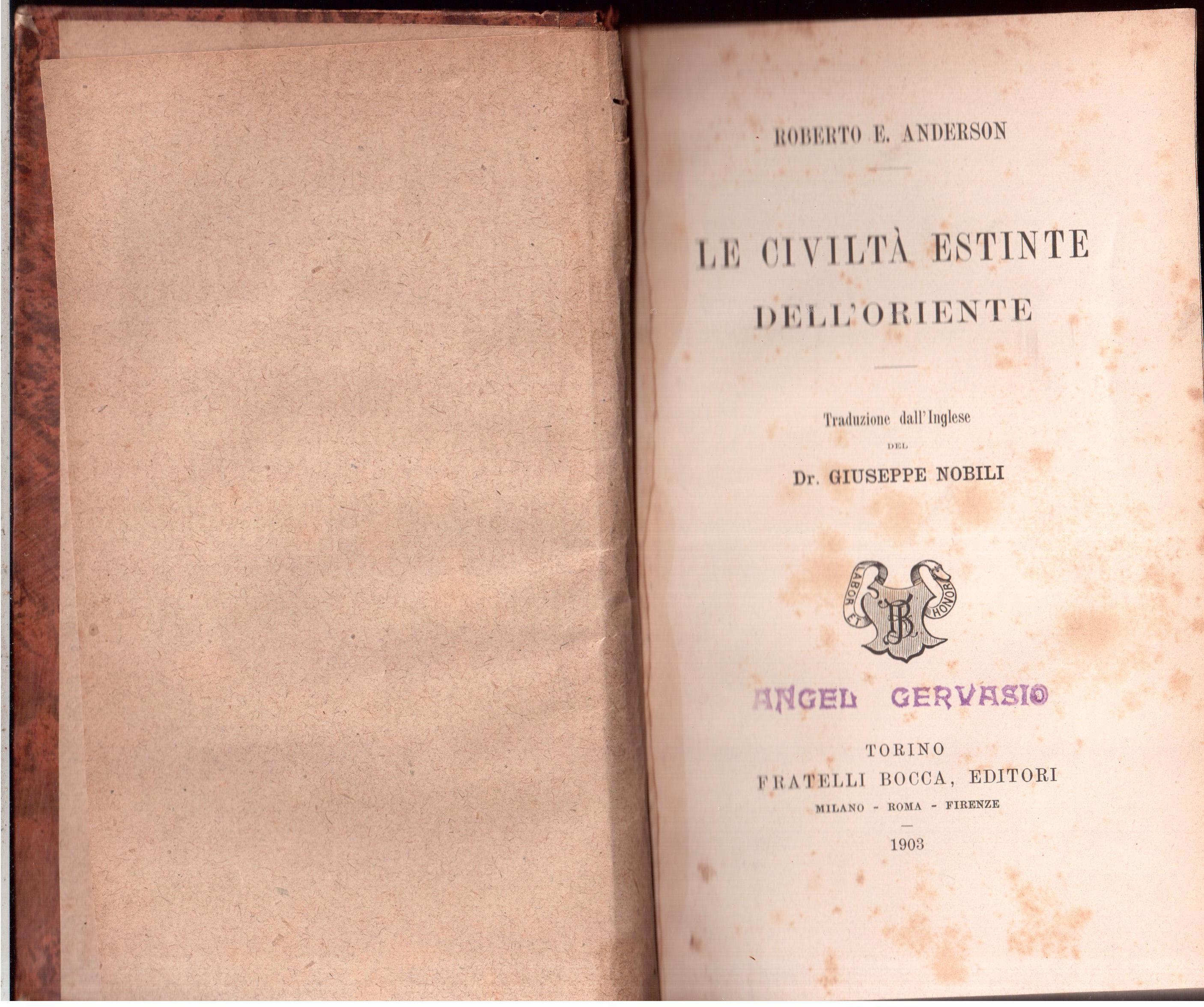 Le civiltà estinte dell'Oriente