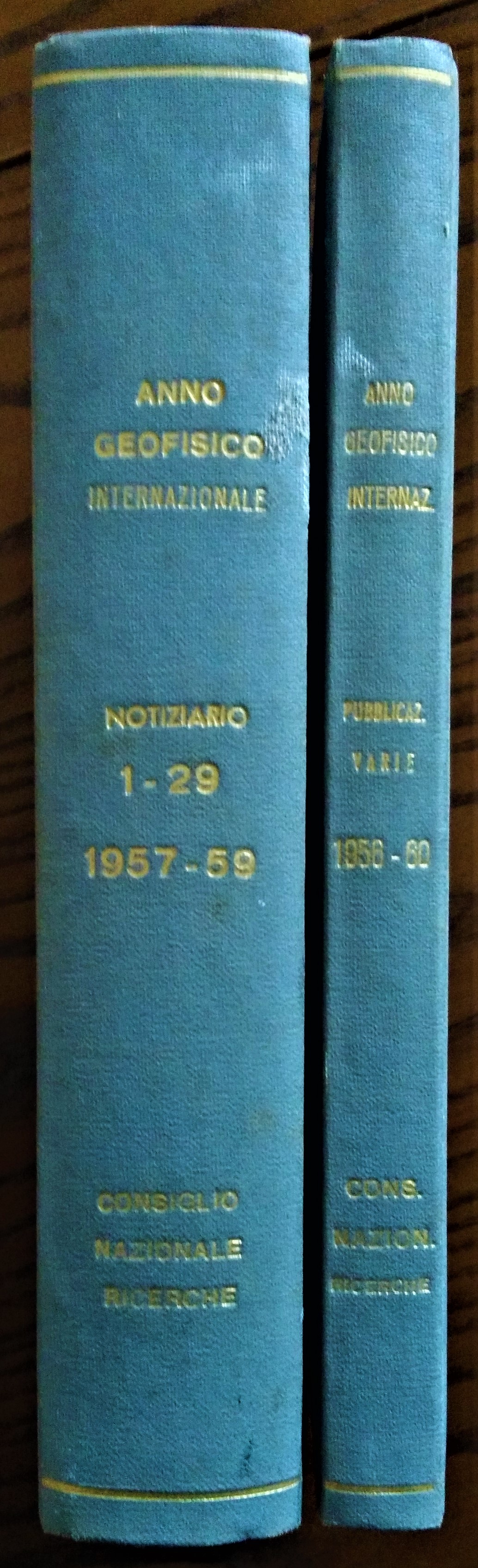 Anno Geofisico Internazionale 1957/1958. Notiziario 1-29 OFFERTO CON "Pubblicazioni varie."