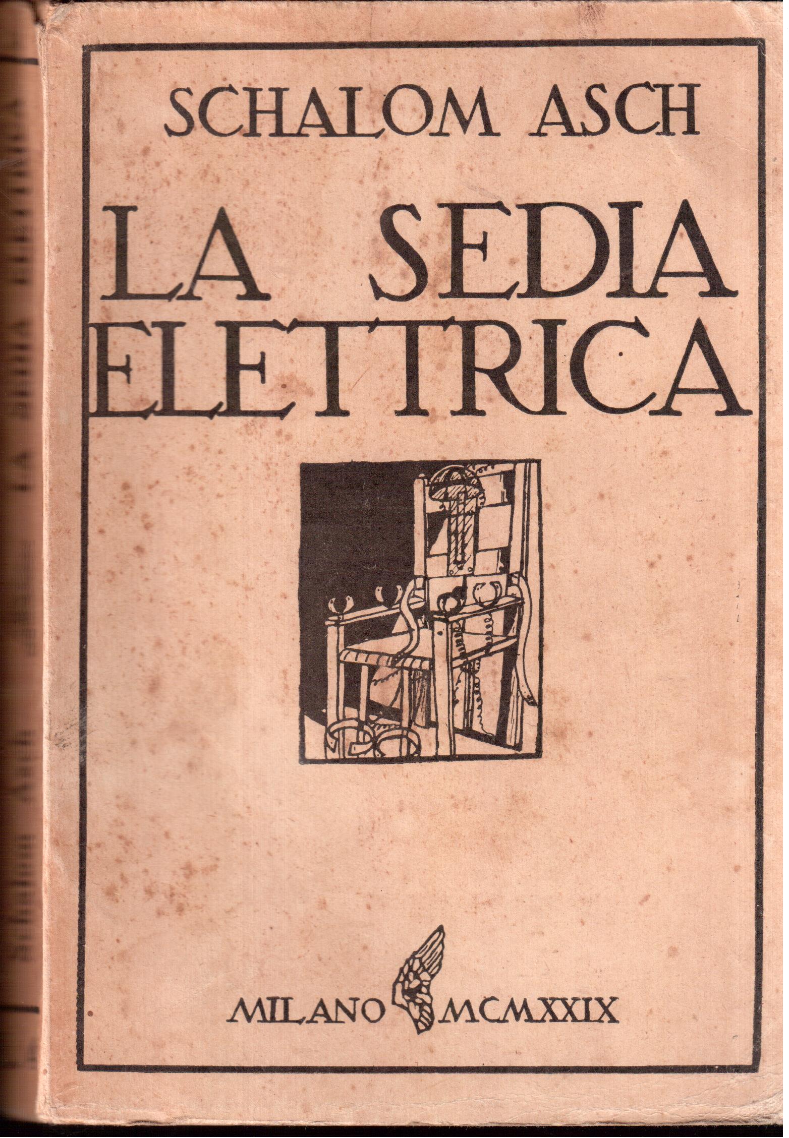 La sedia elettrica Romanzo americano