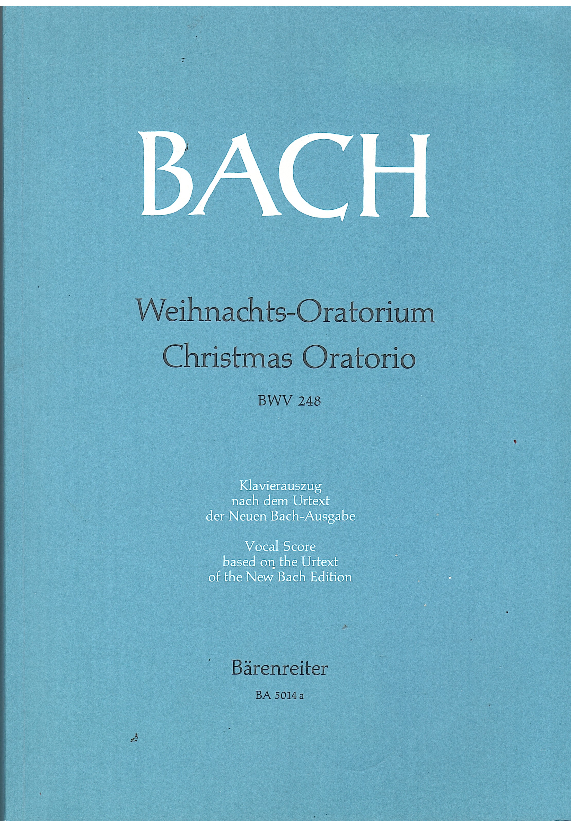 WEIHNACHTS-ORATORIUM. CHRISTMAS ORATORIO BWV 248