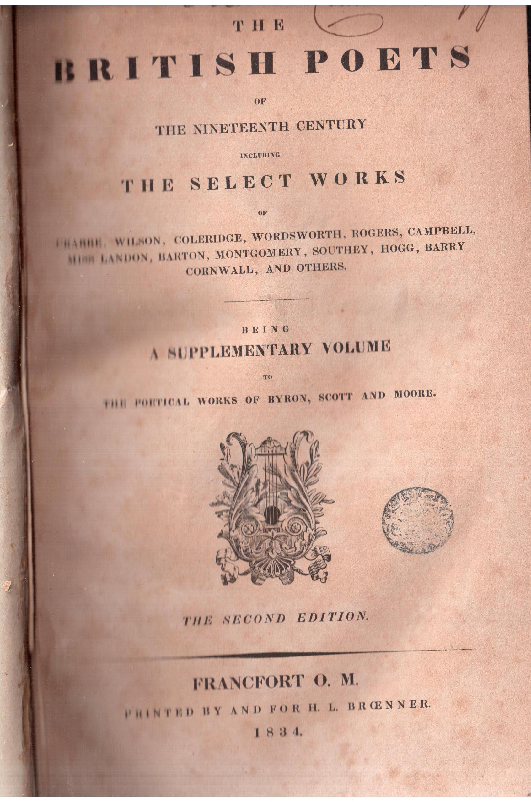 The British Poets of the nineteenth century including the select …