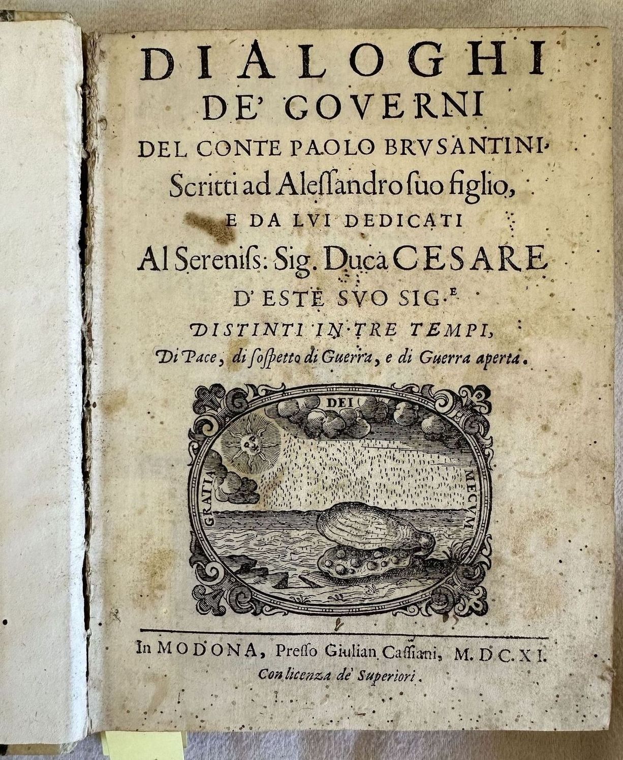 DIALOGHI DE GOVERNI