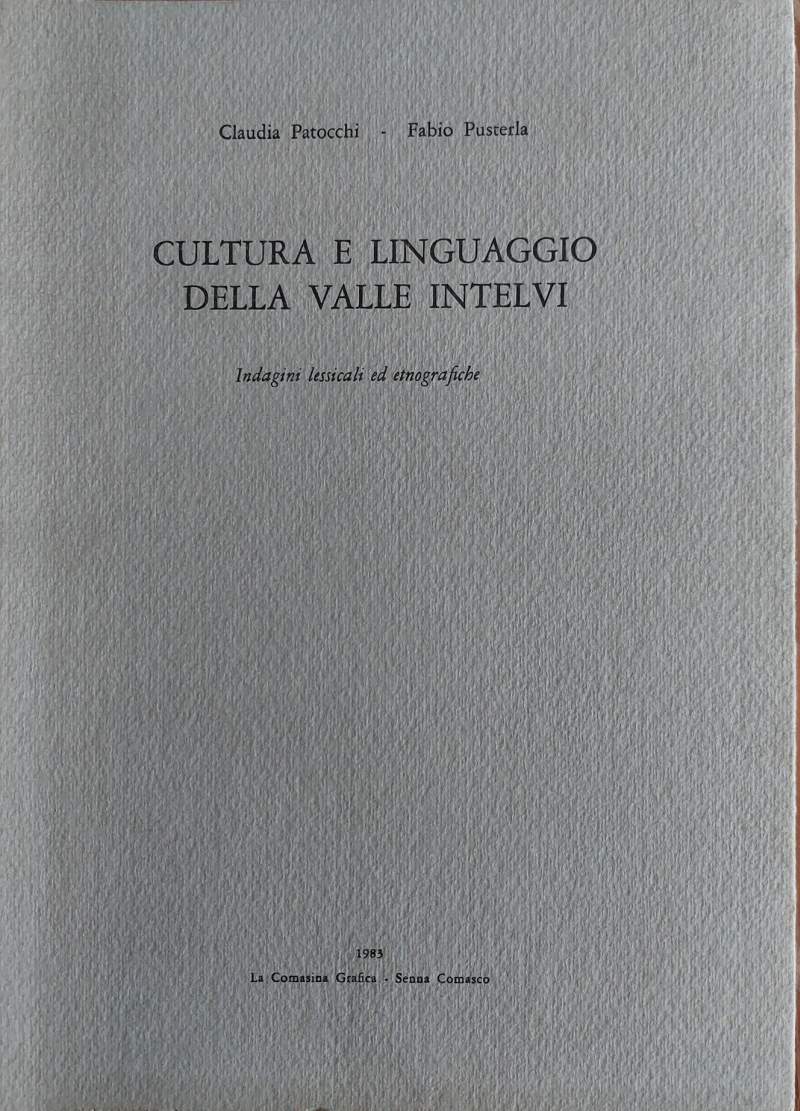 Cultura e linguaggio della Valle Intelvi