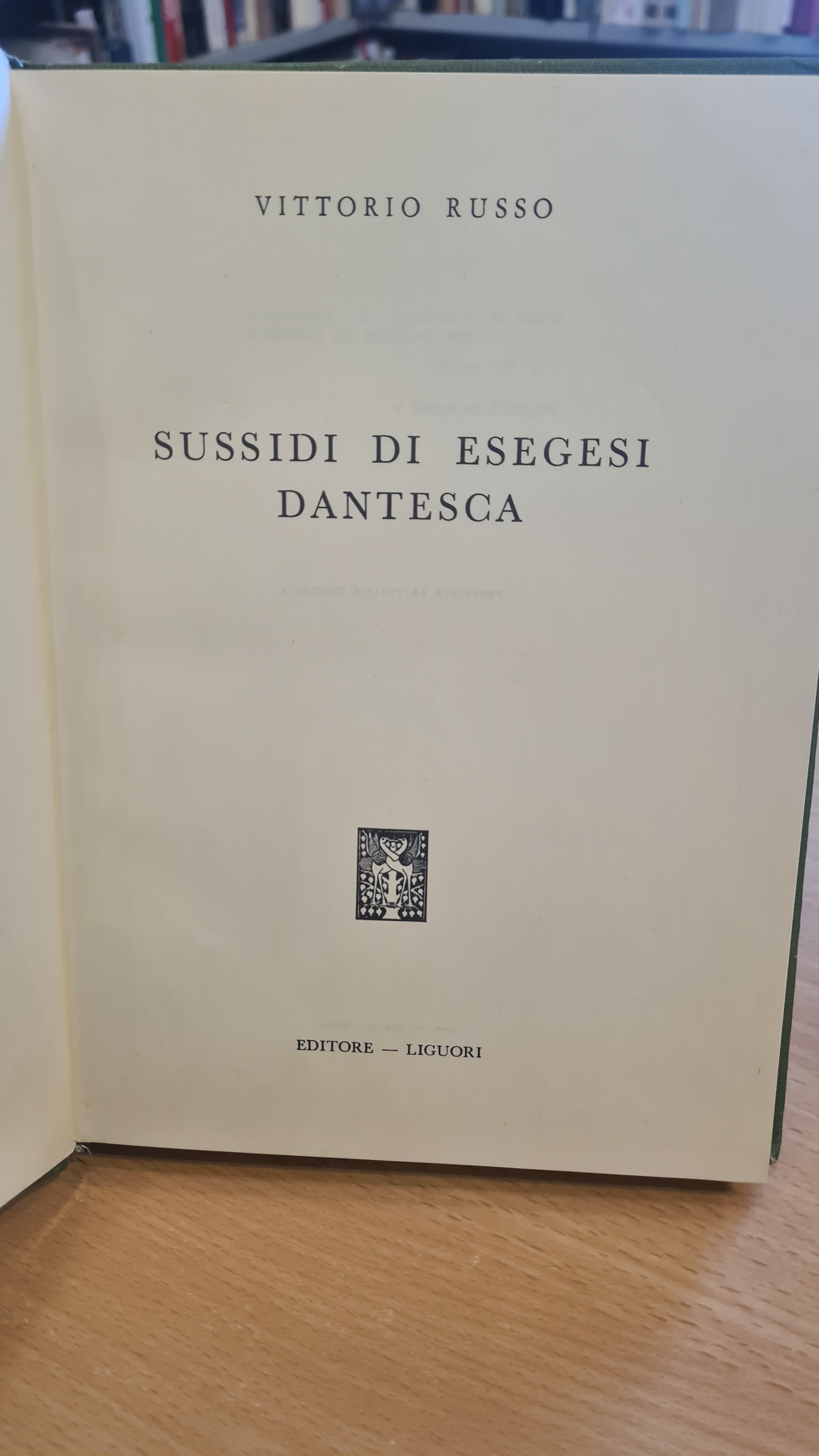 Sussidi di esegesi Dantesca